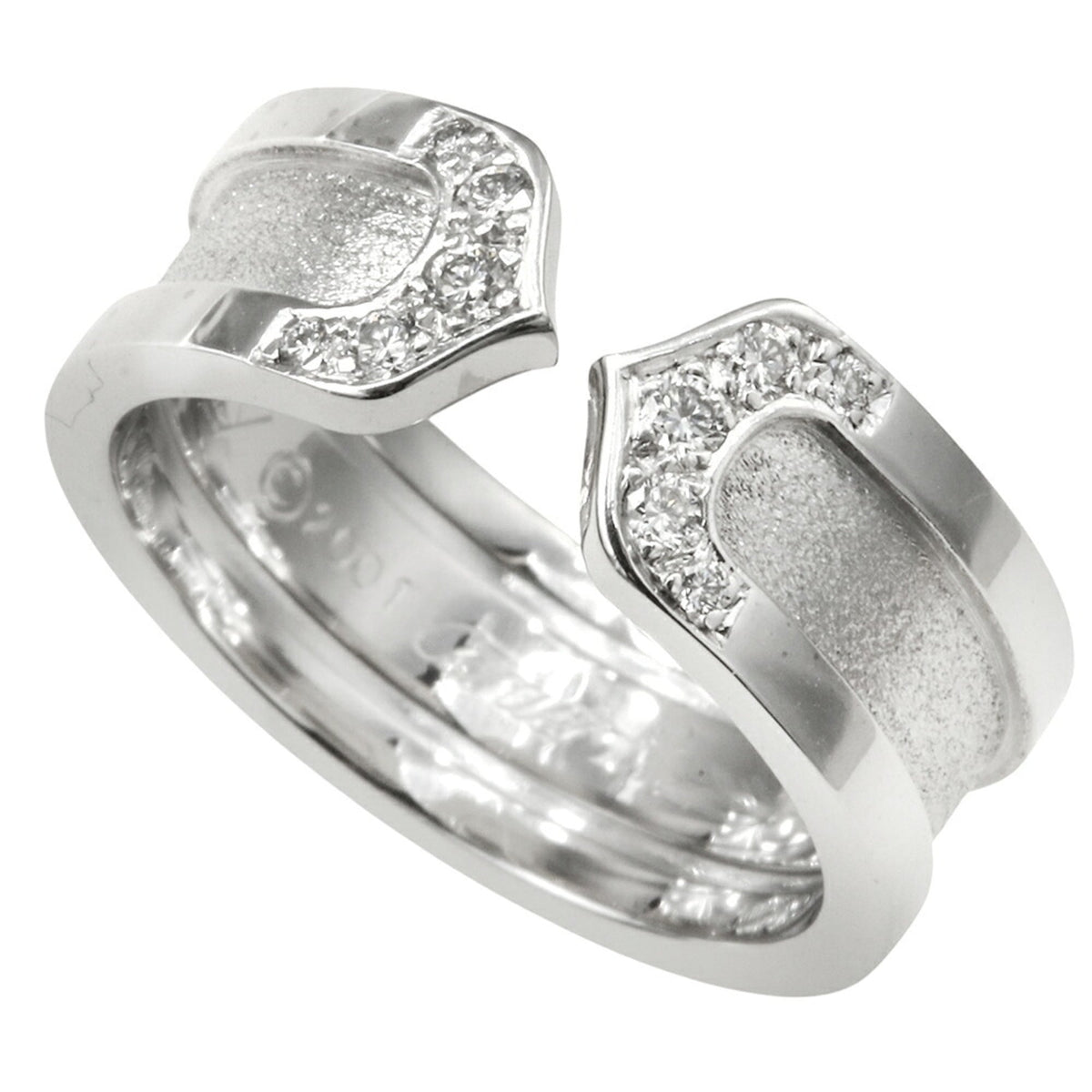 Cartier White Gold White Gold (18K) Band Ring (Pre-Owned)