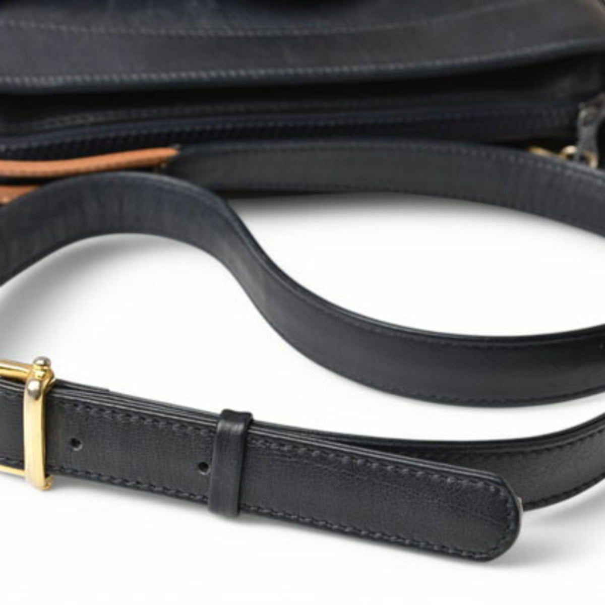 Celine Dark Navy Leather Shoulder Bag (Pre-Owned)