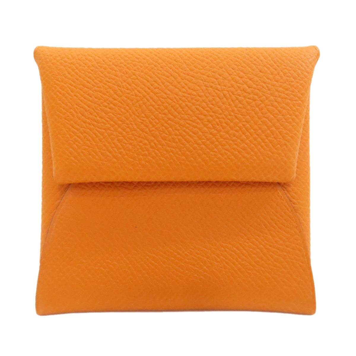 Hermes Orange Epsom Leather Coin Purse/Coin Case (Pre-Owned)