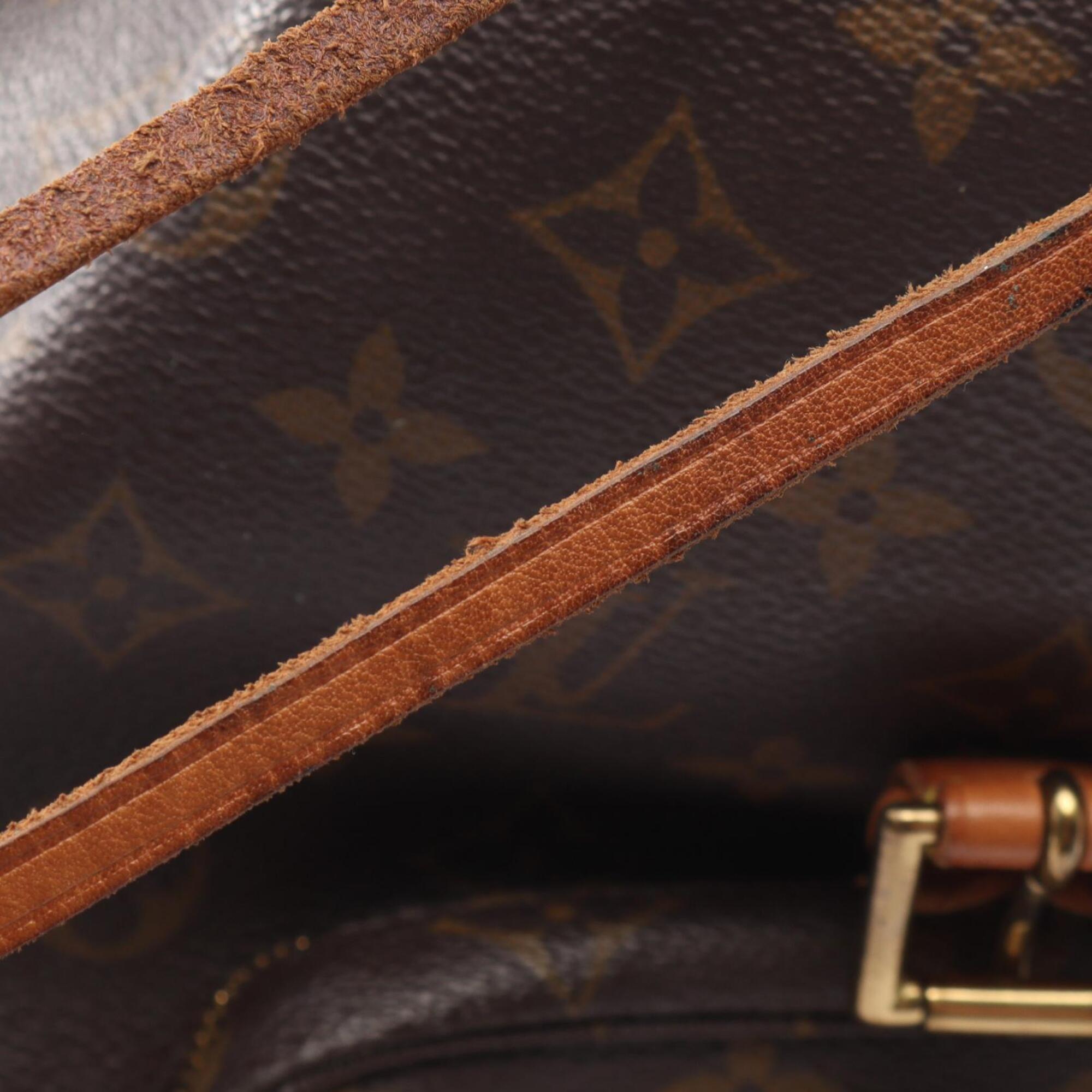 Louis Vuitton Brown Monogram Pvc Coated Canvas Leather Backpack (Pre-Owned)