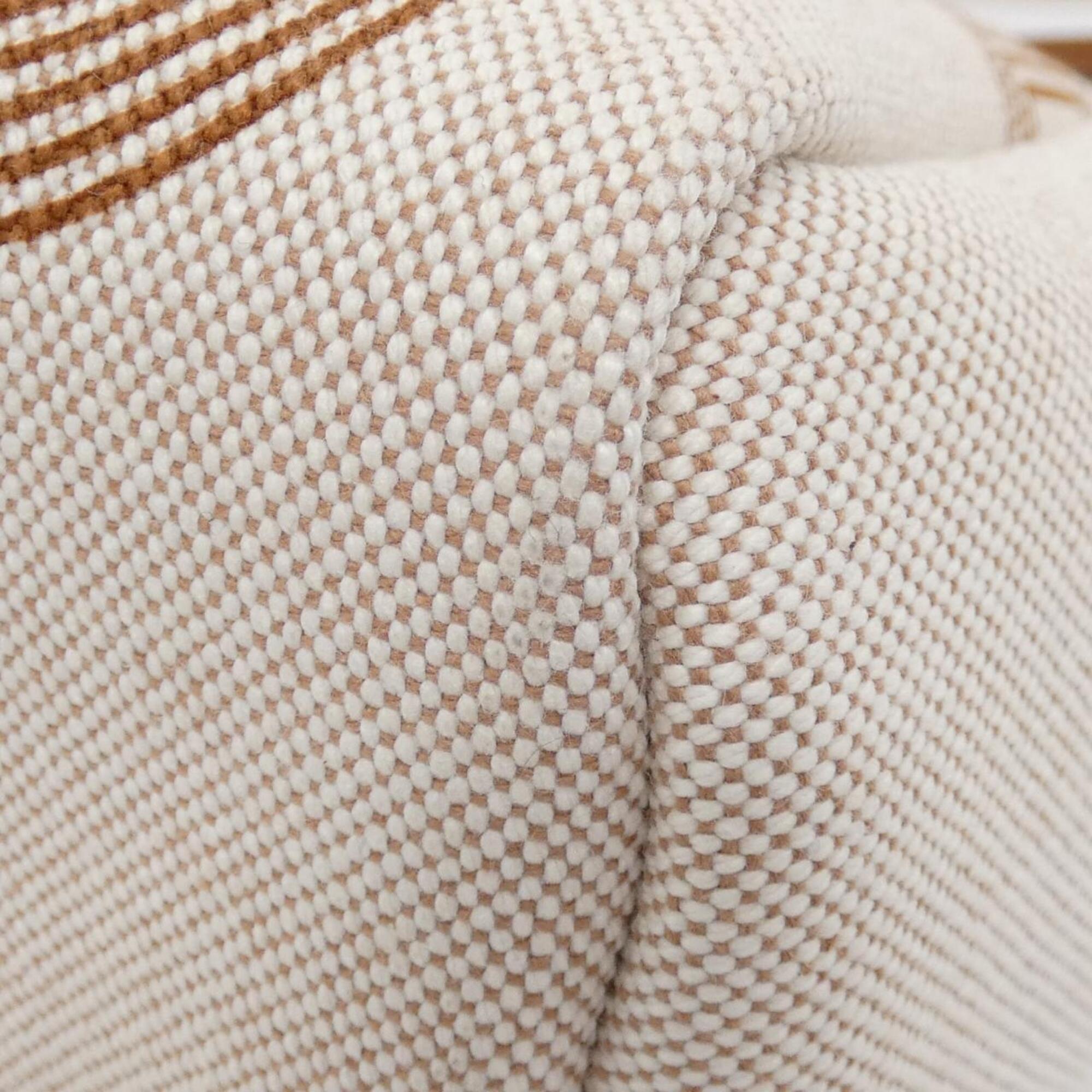 Hermes Beige Ecru Fauve Handbag Pouch (Pre-Owned)