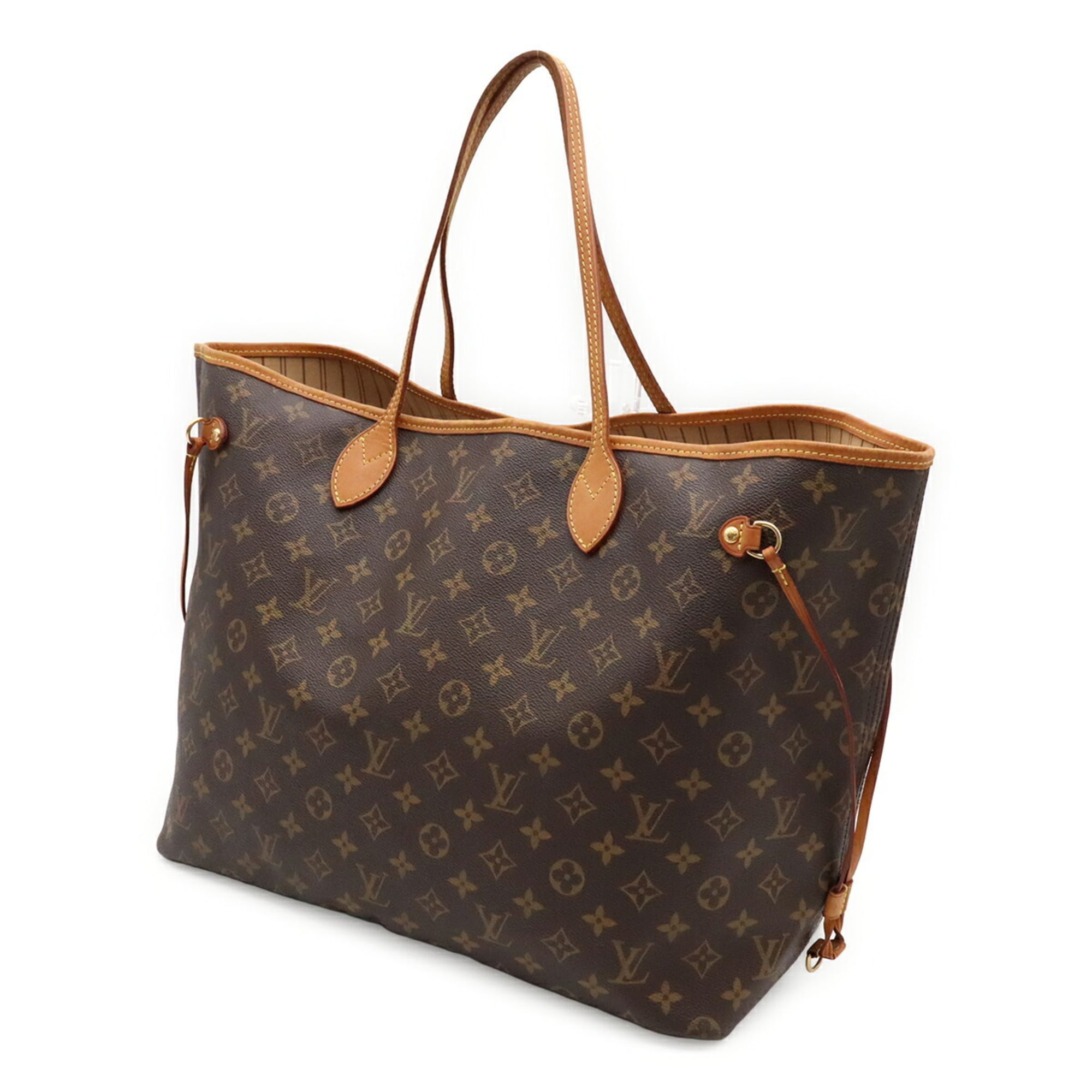 Louis Vuitton Brown Monogram White Monogram Shoulder Bag Tote Bag (Pre-Owned)