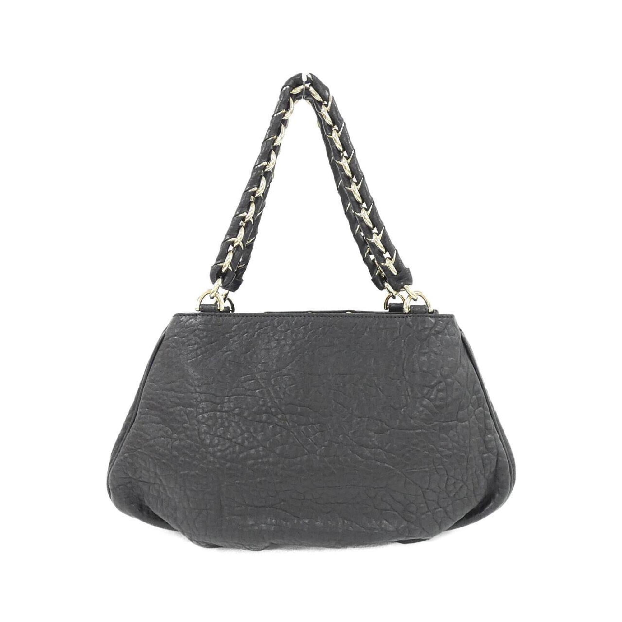 Fendi Black Leather Handbag (Pre-Owned)