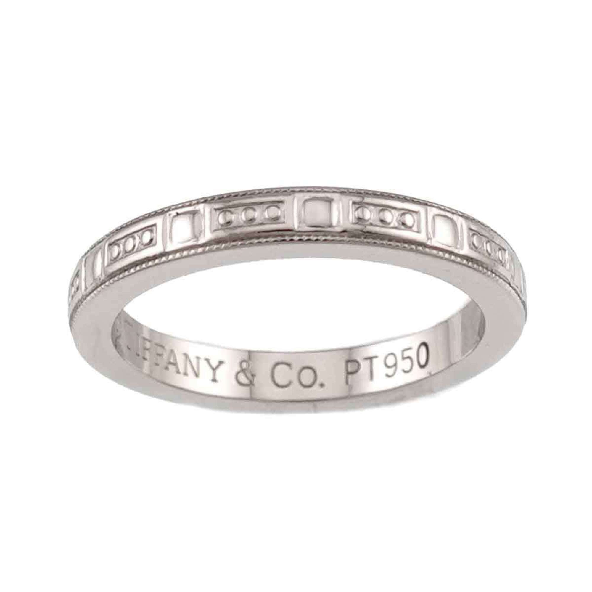 Tiffany Platinum 950 Band Ring (Pre-Owned)