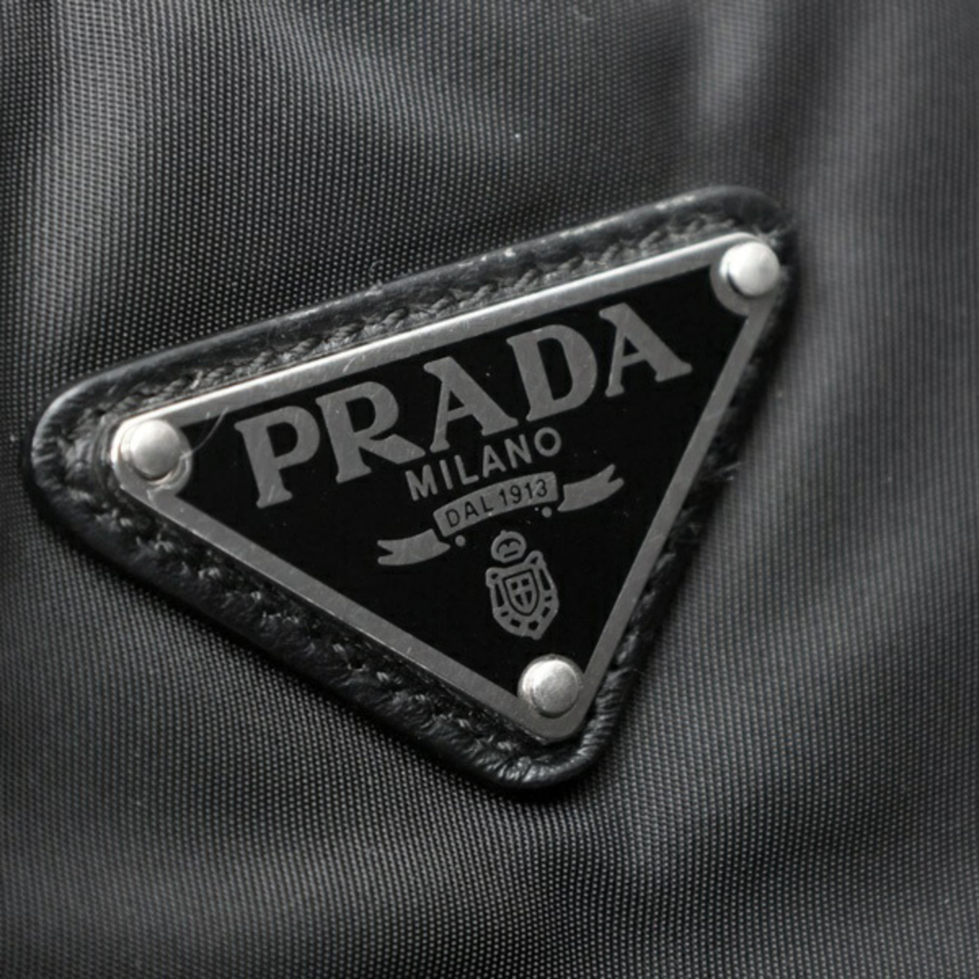 Prada Black Nylon Tote Bag (Pre-Owned)