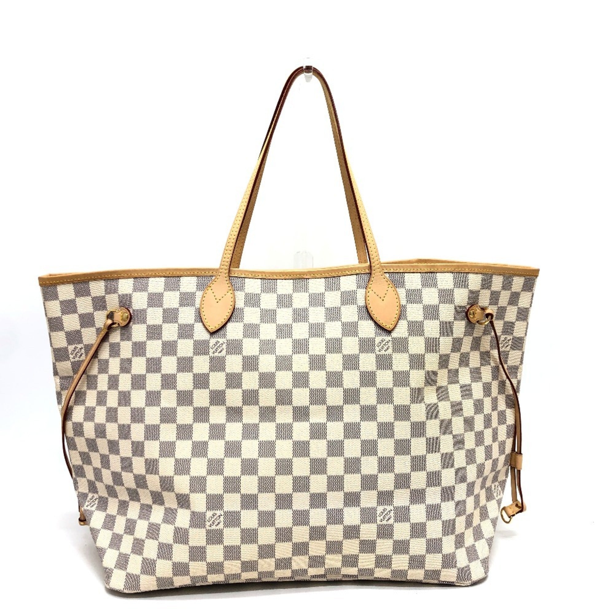 Louis Vuitton Azur White Damier Azur Shoulder Bag Tote Bag (Pre-Owned)
