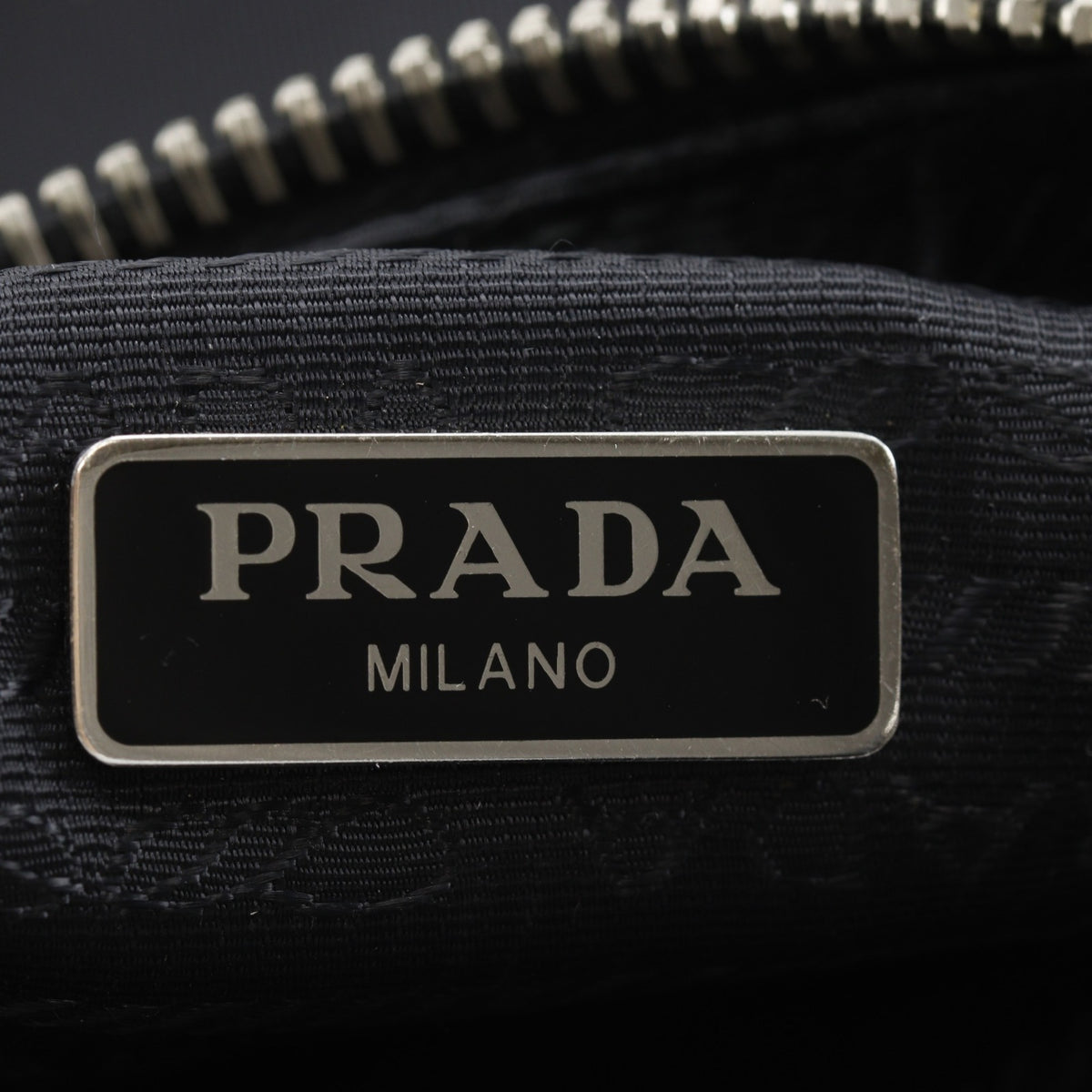Prada Saffiano Black Nero Nylon Saffiano Shoulder Bag (Pre-Owned)