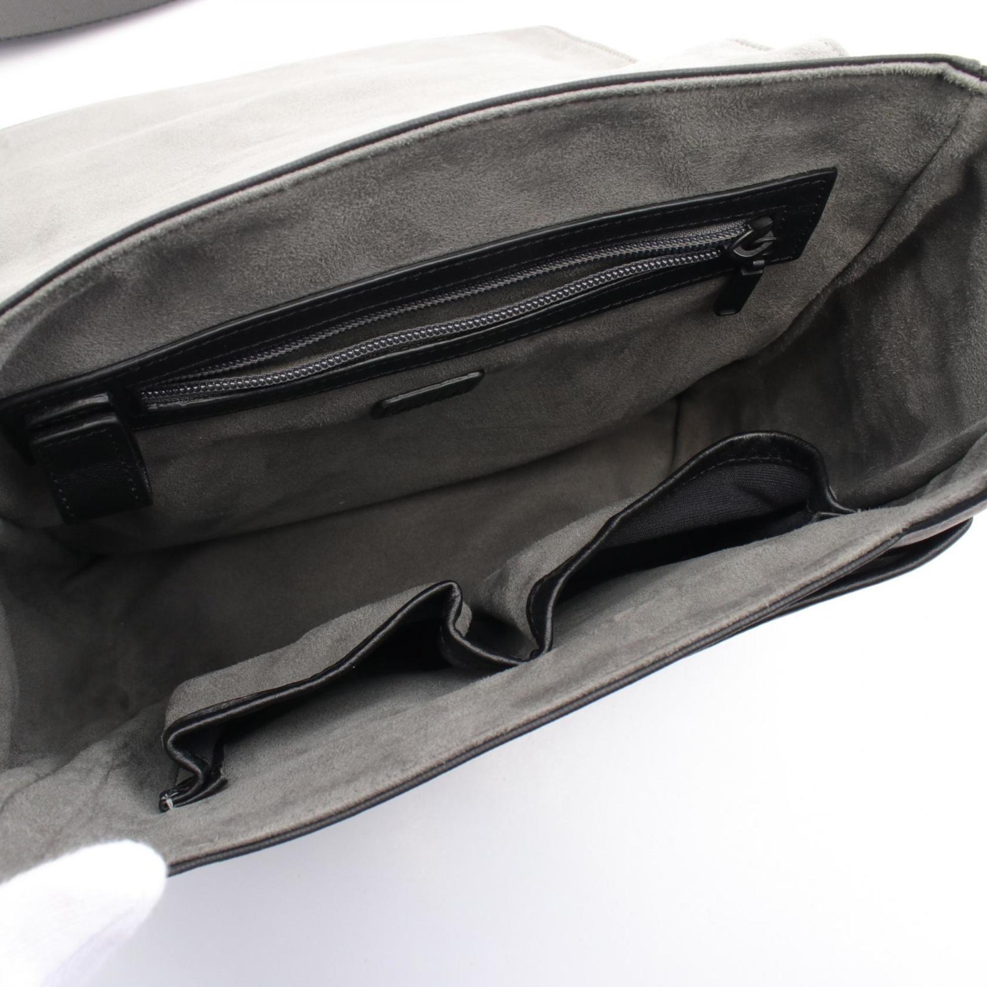 Dunhill Black Coated Canvas Shoulder Bag (Pre-Owned)