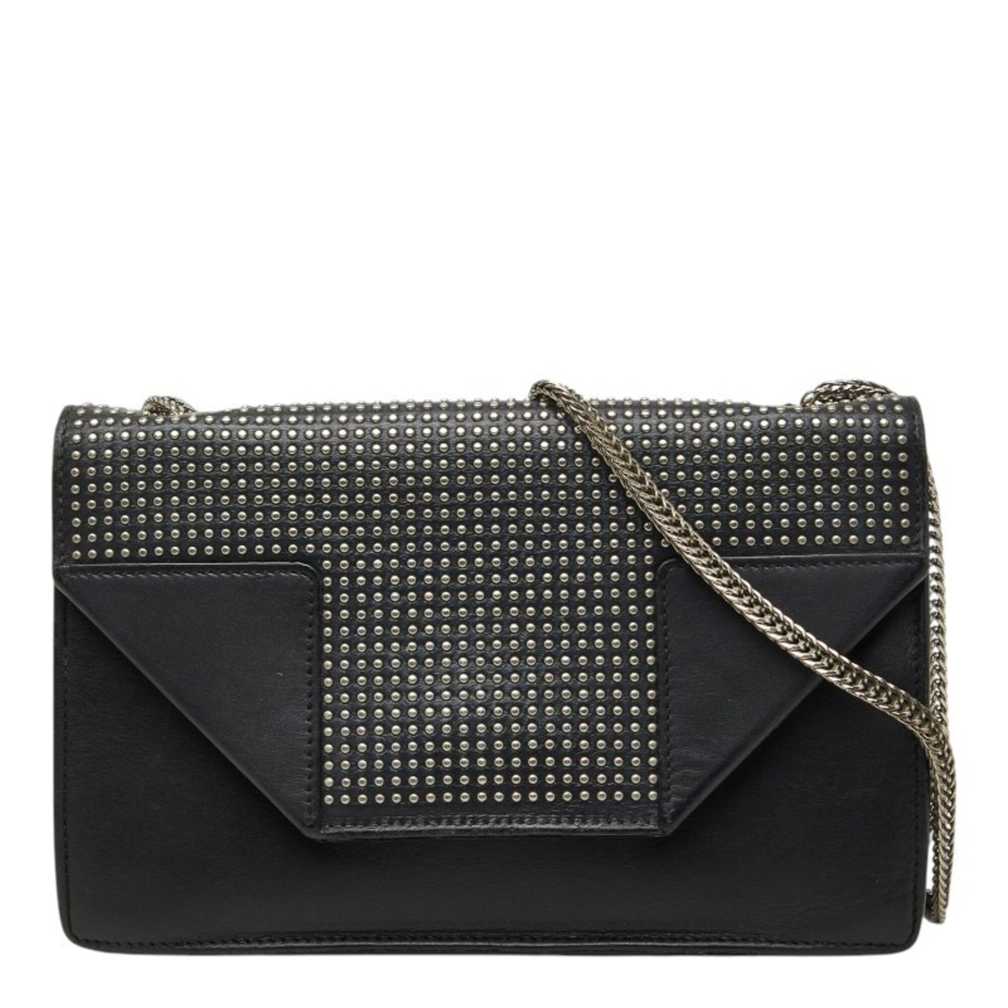 Saint Laurent Black Leather Shoulder Bag (Pre-Owned)
