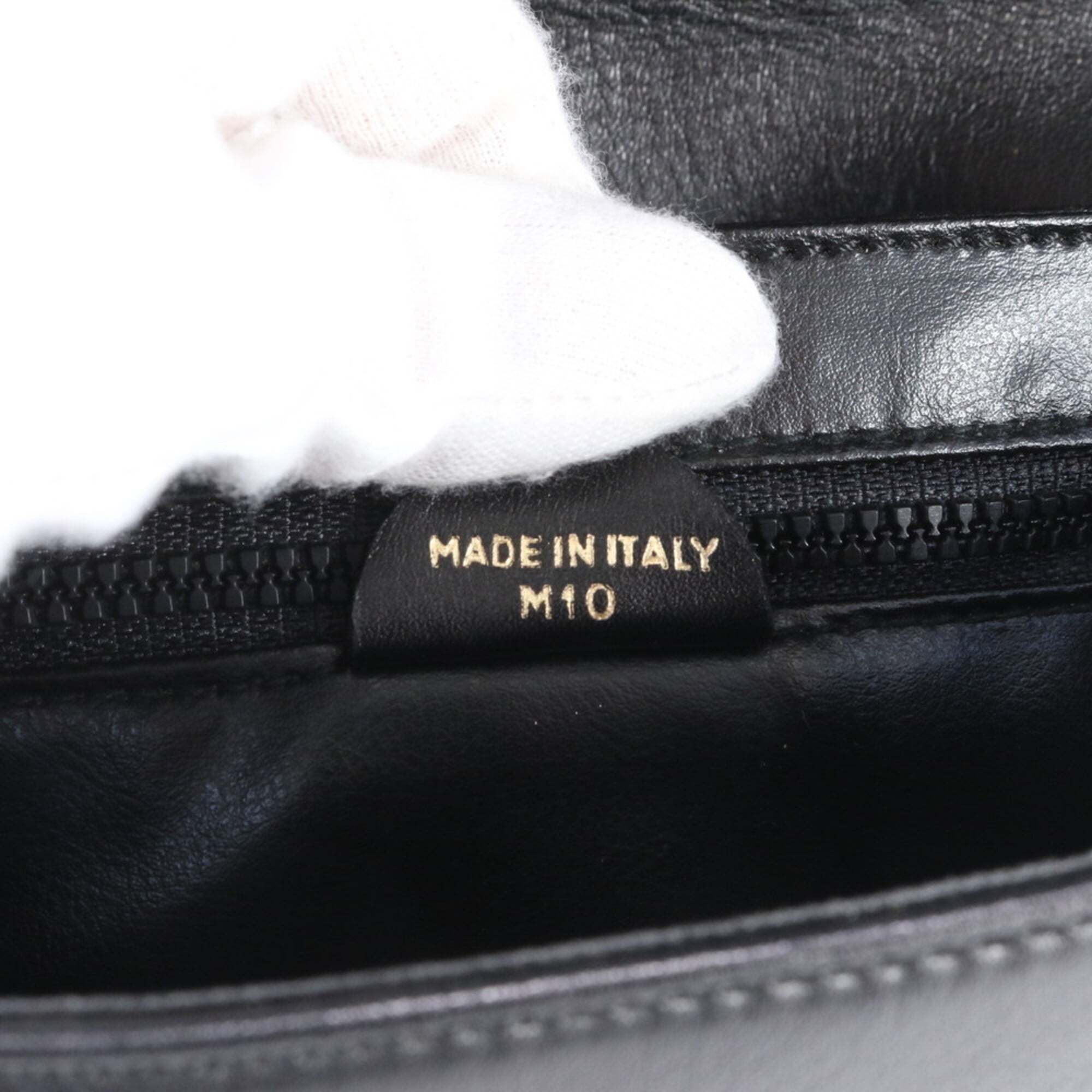 Celine Black Brown Leather Handbag Shoulder Bag Tote Bag (Pre-Owned)