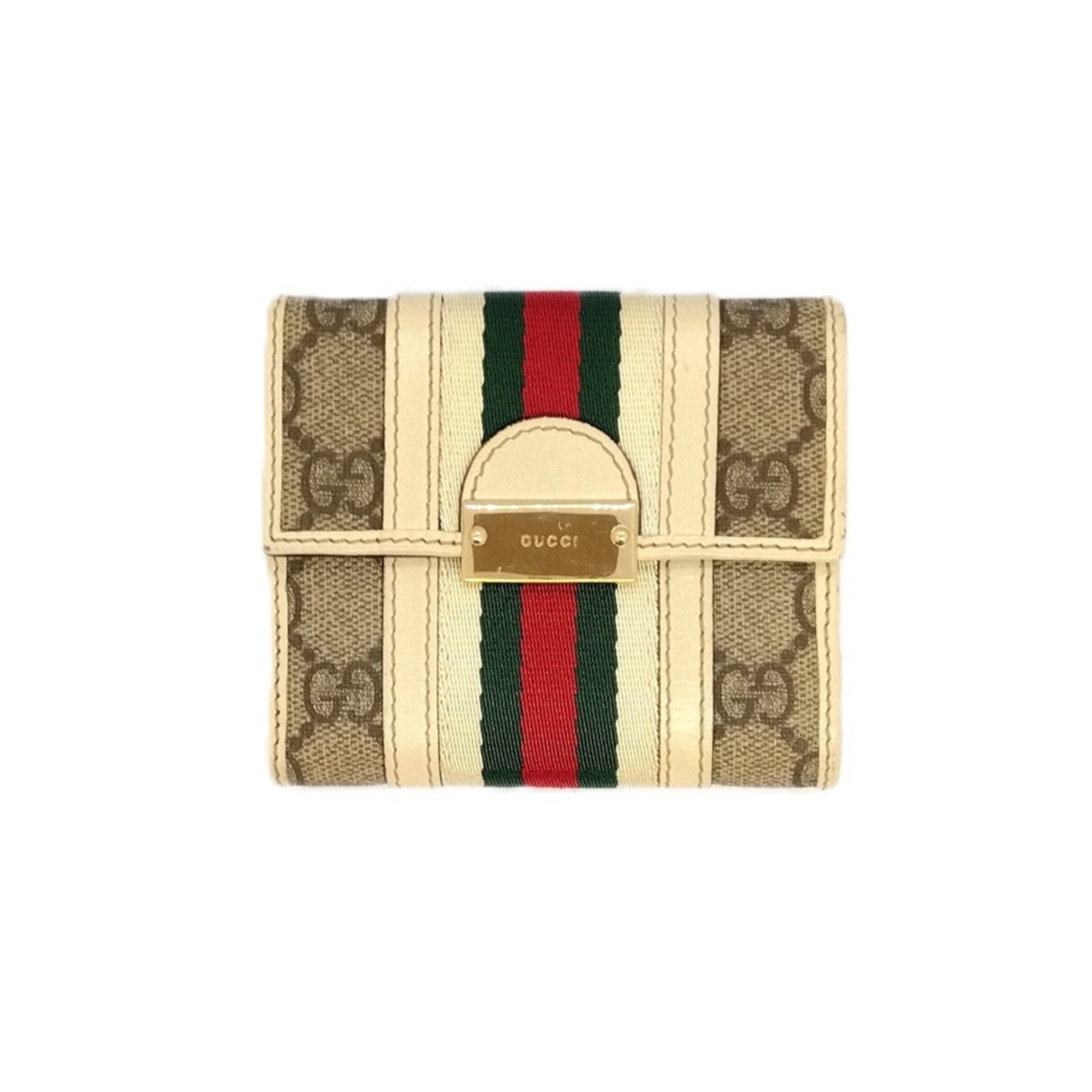 Gucci Beige Gg Plus Wallet (Bi-Fold) (Pre-Owned)