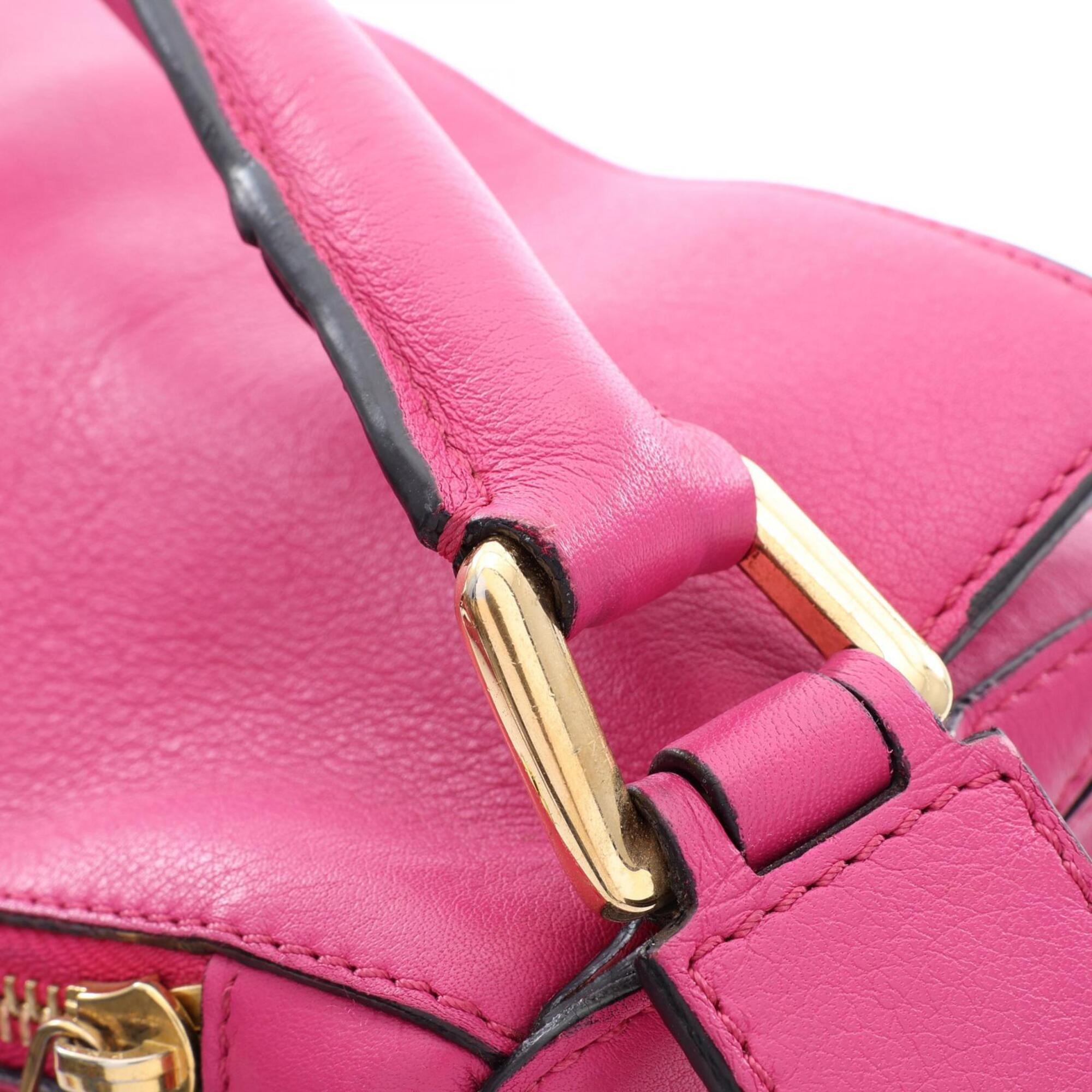 Loewe Pink Leather Handbag (Pre-Owned)
