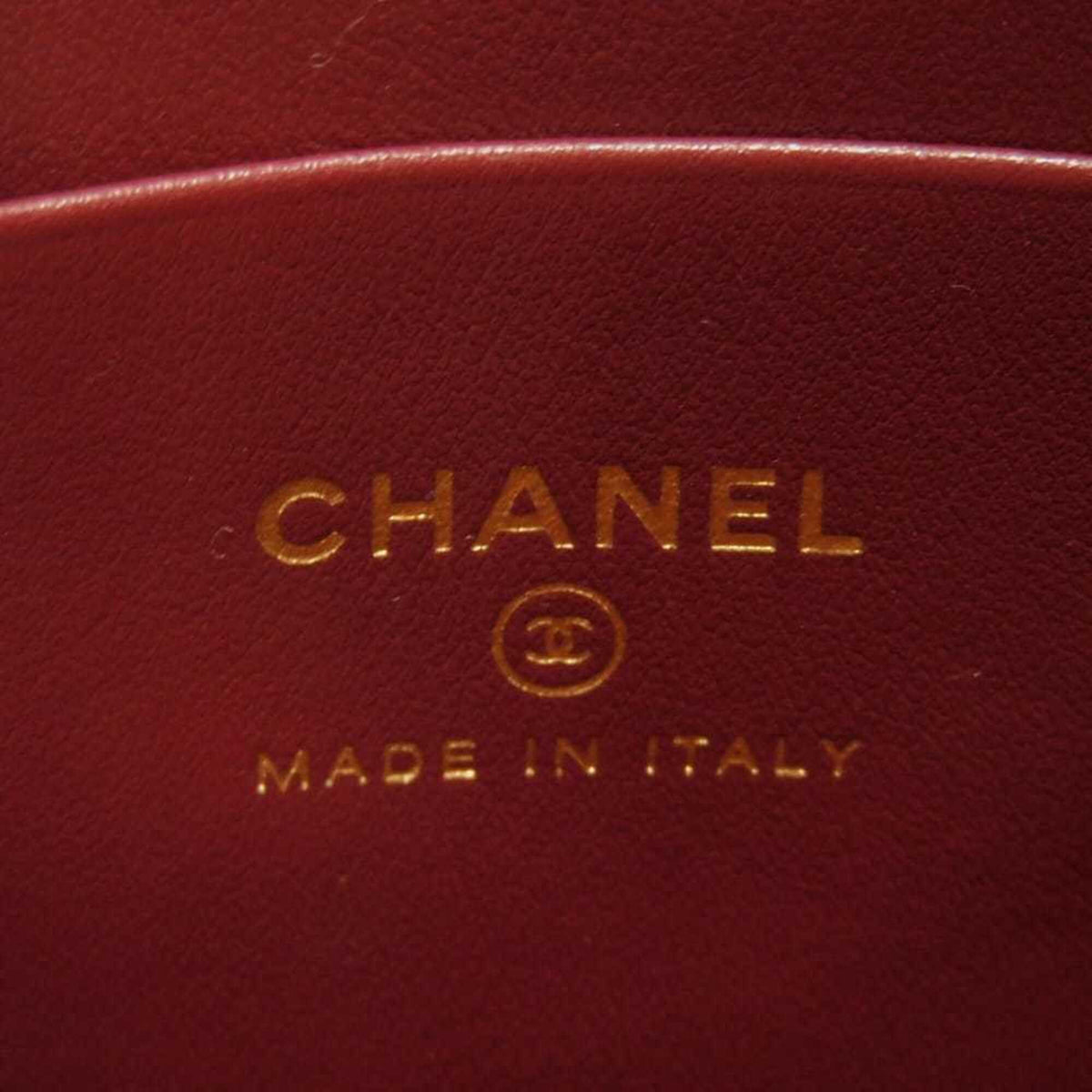 Chanel Black Leather Coin Purse/Coin Case (Pre-Owned)