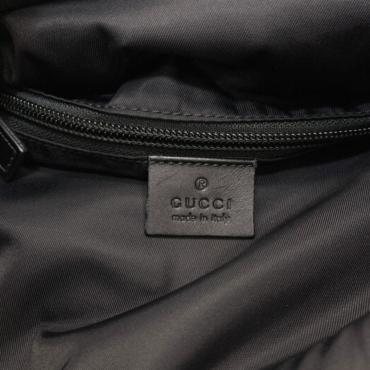Gucci Black Canvas Backpack (Pre-Owned)