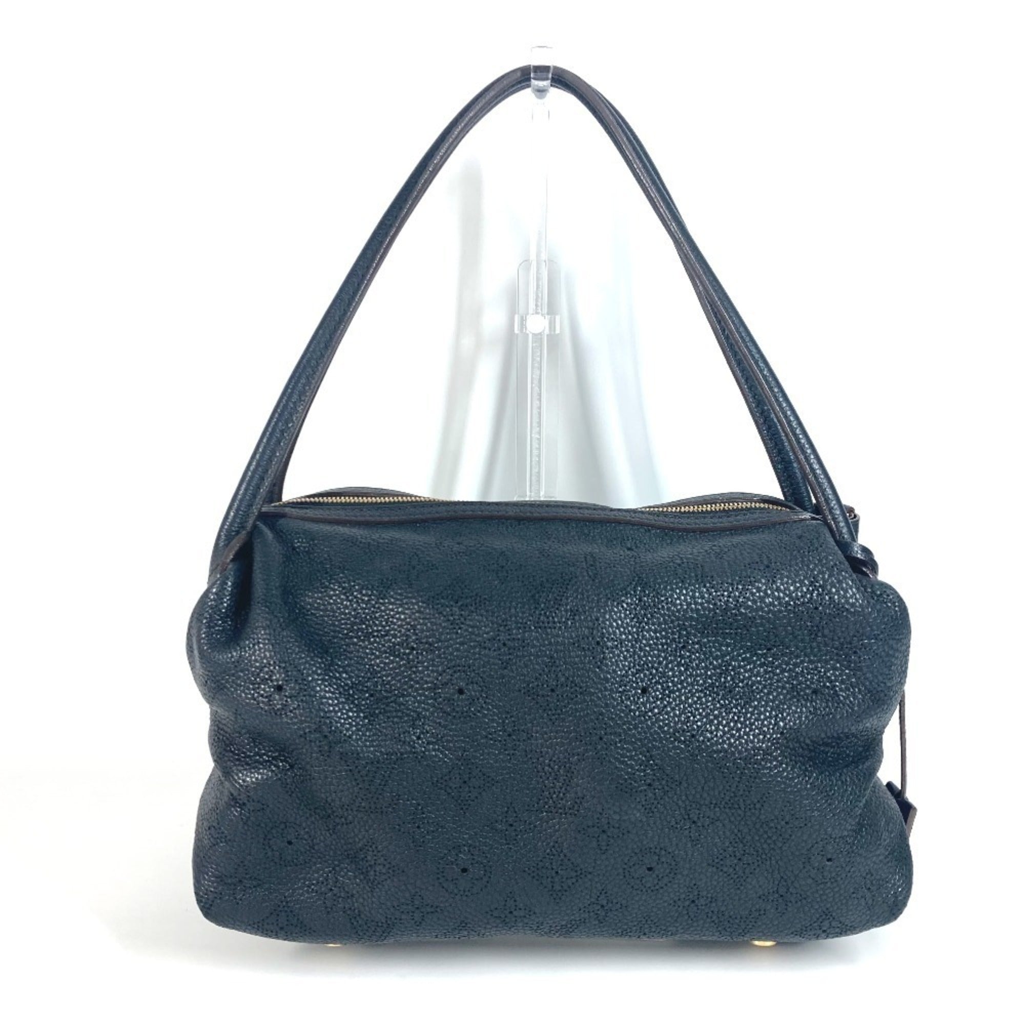 Louis Vuitton Mahina Black Noir Mahina Leather Shoulder Bag (Pre-Owned)