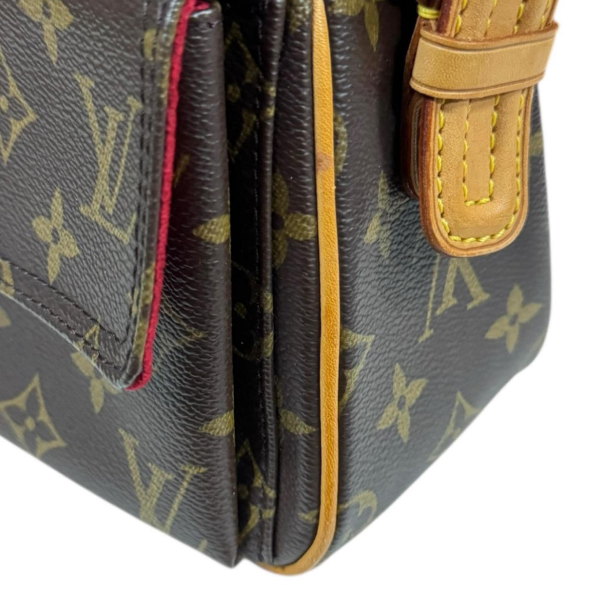 Louis Vuitton Brown Monogram Canvas Shoulder Bag (Pre-Owned)