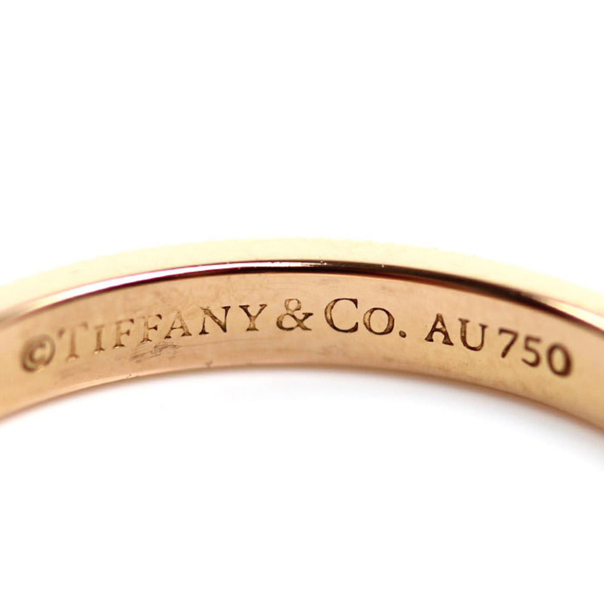 Tiffany Pink Gold (18K) Band Ring (Pre-Owned)
