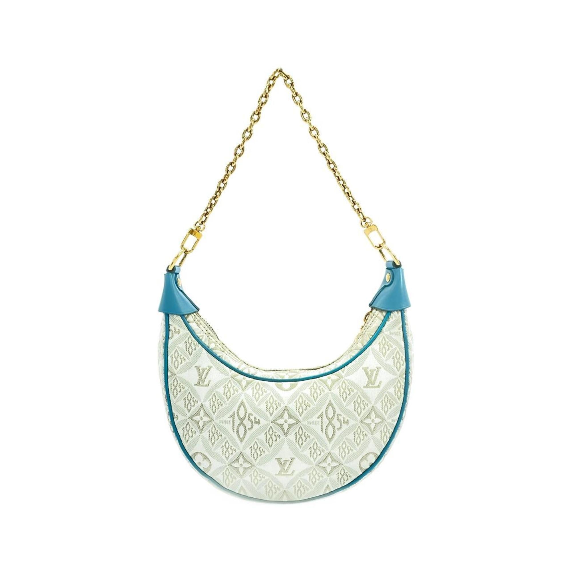 Louis Vuitton Gold Jacquard Shoulder Bag (Pre-Owned)