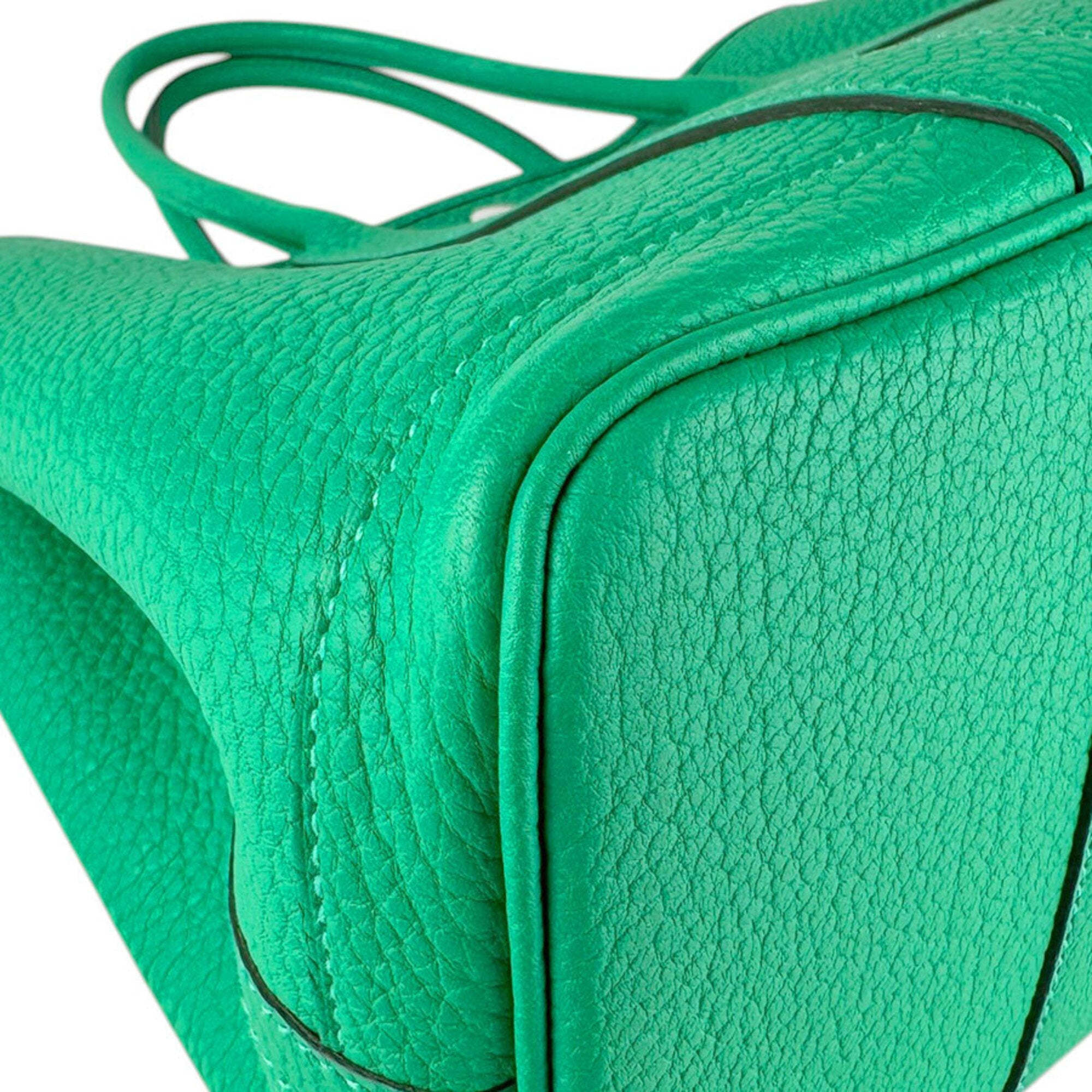 Hermes Mint Green Negonda Leather Handbag (Pre-Owned)