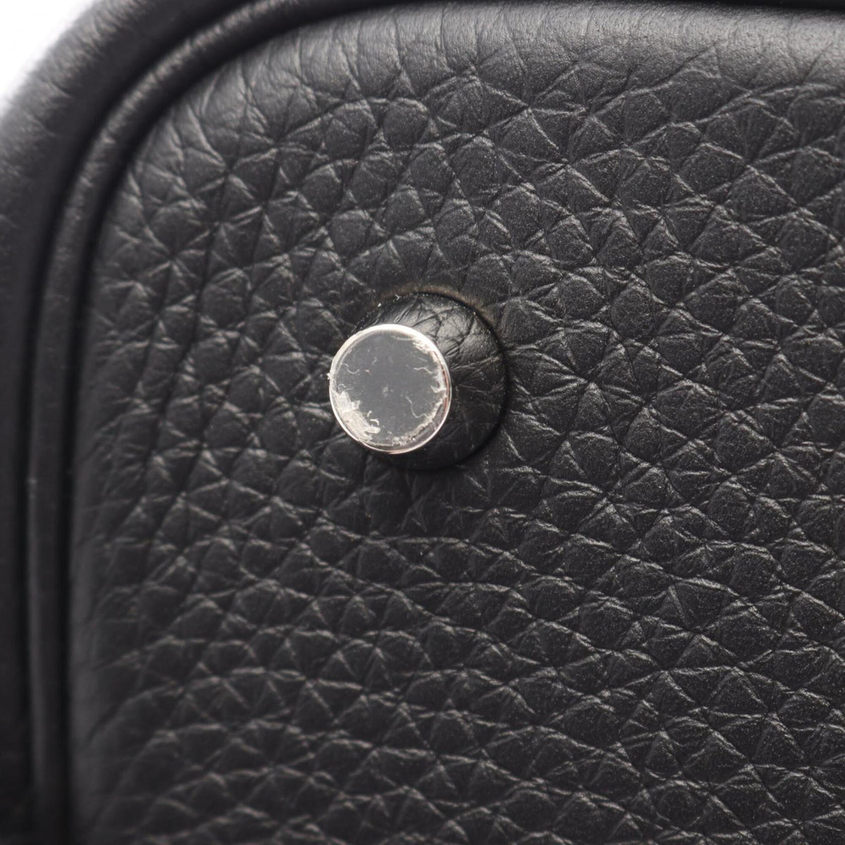 Hermes Black Taurillon Clemence Leather Leather Handbag (Pre-Owned)