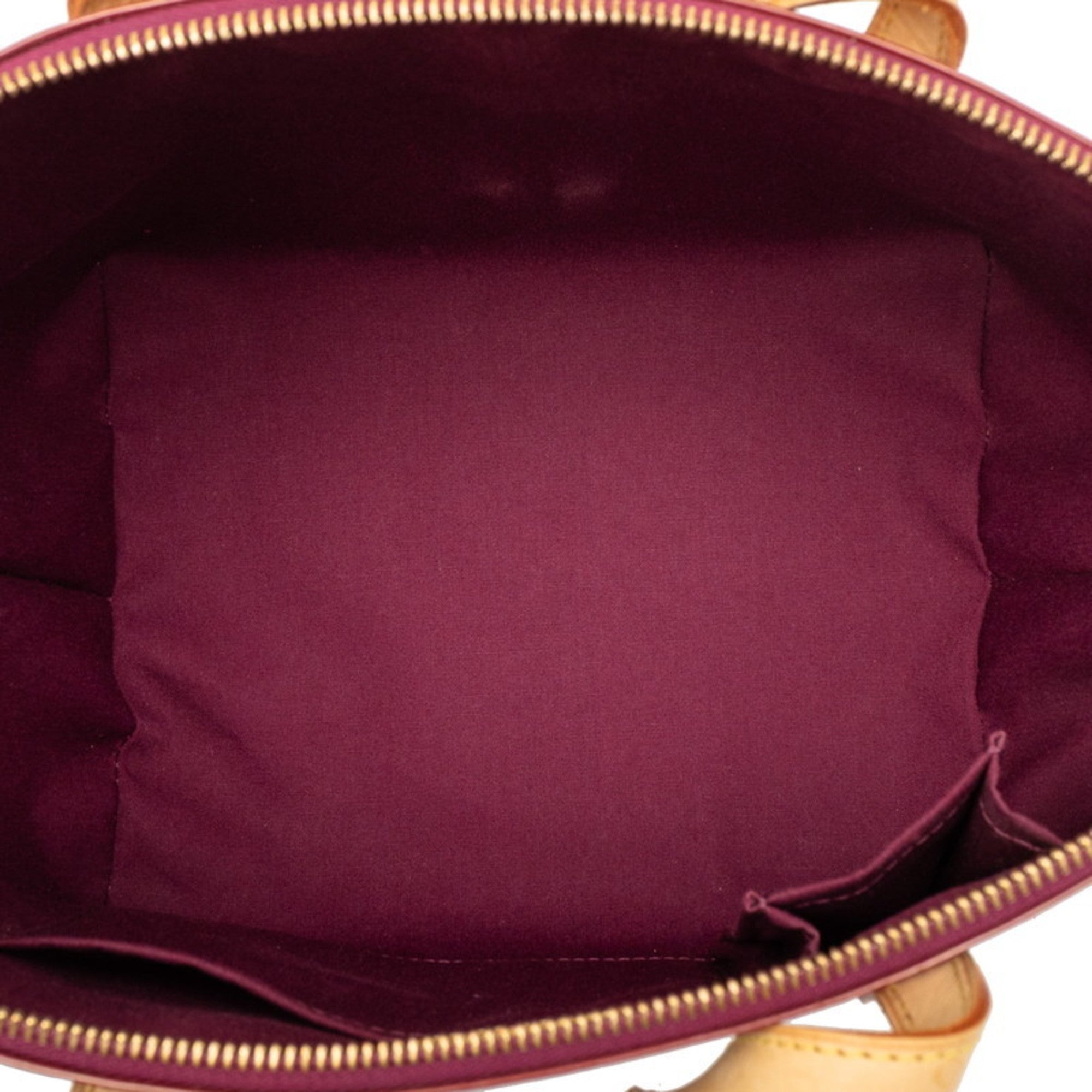 Louis Vuitton Purple Violet Patent Leather Handbag (Pre-Owned)