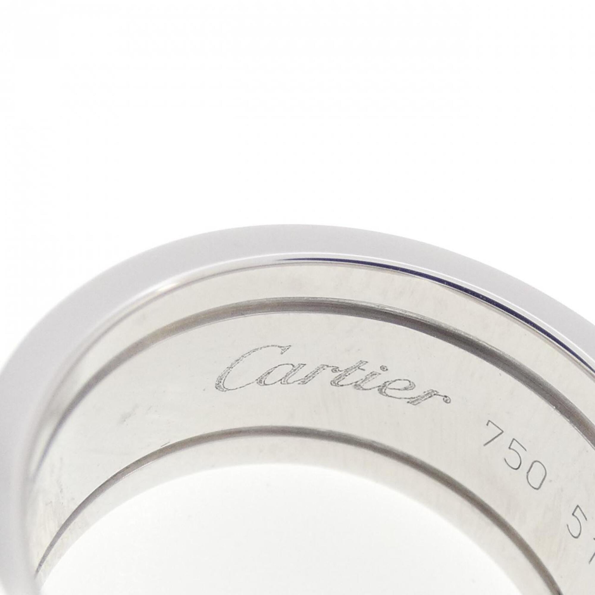 Cartier White Gold White Gold (18K) Band Ring (Pre-Owned)