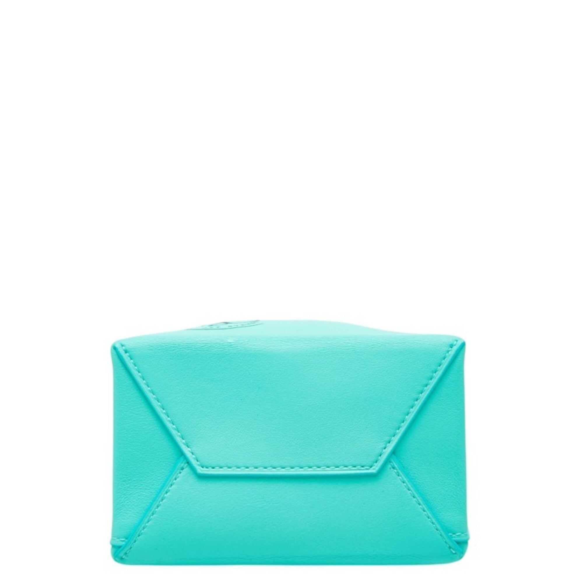 Tiffany Blue Leather Shoulder Bag (Pre-Owned)