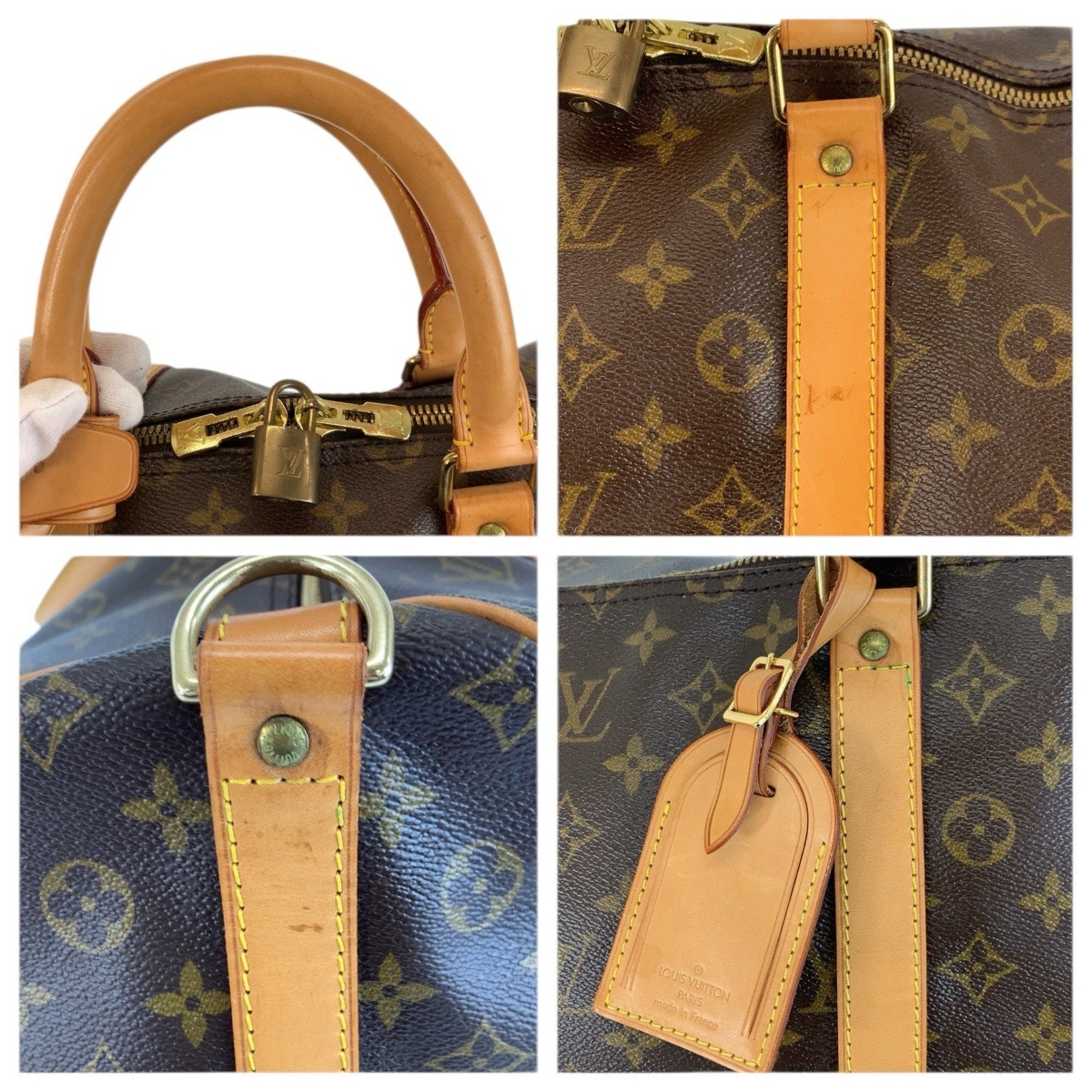 Louis Vuitton Brown Monogram Monogram Boston Bag Shoulder Bag (Pre-Owned)