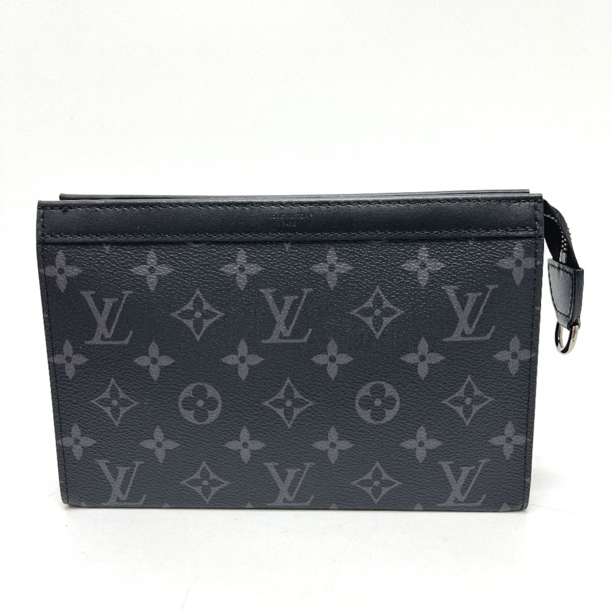 Louis Vuitton Black Monogram Eclipse Handbag Pouch Shoulder Bag (Pre-Owned)