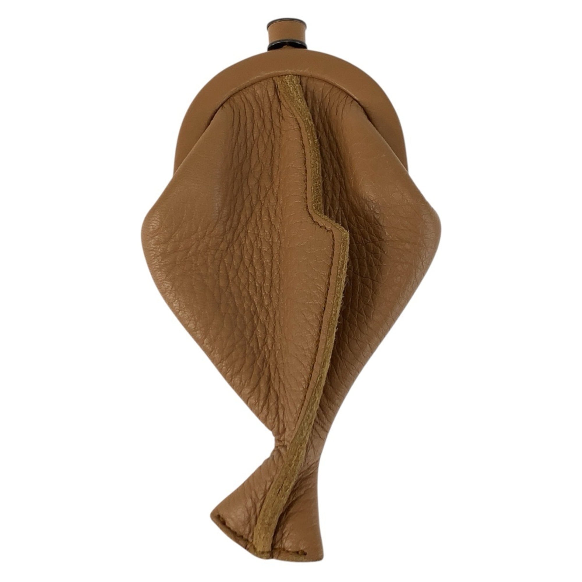 Bottega Veneta Brown Leather Coin Purse/Coin Case (Pre-Owned)