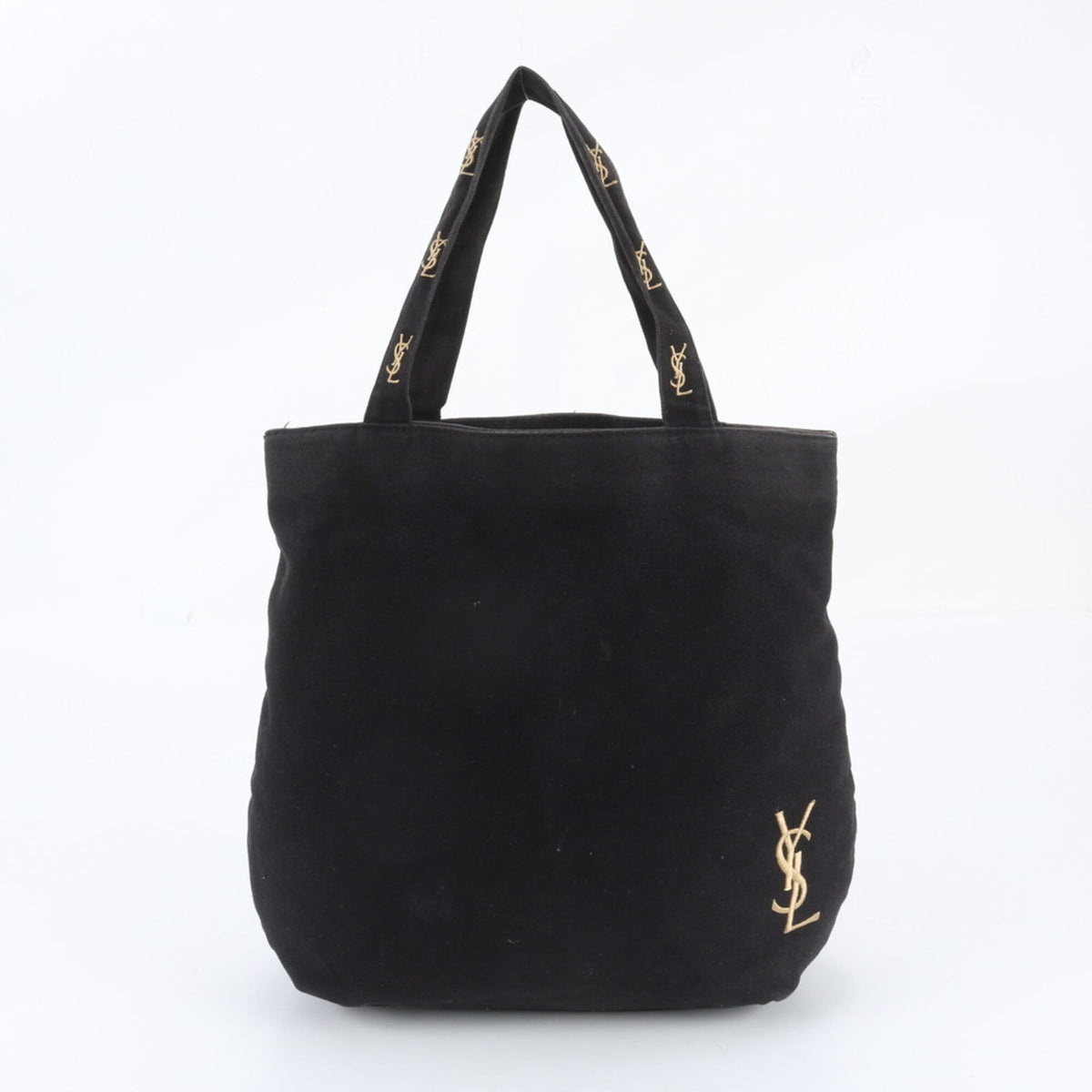 Yves Saint Laurent Black Handbag Shoulder Bag Tote Bag (Pre-Owned)