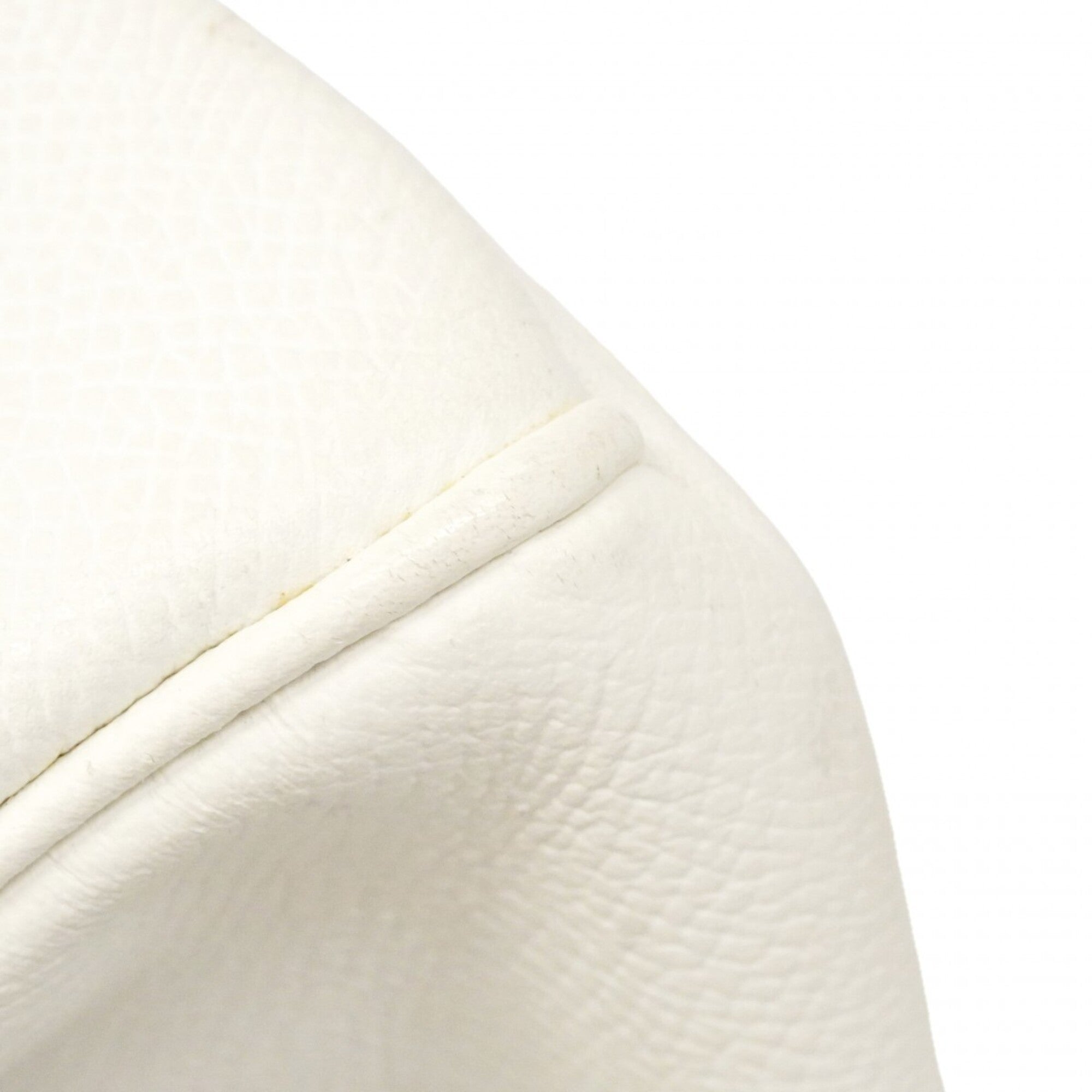 Hermes White Leather Handbag (Pre-Owned)