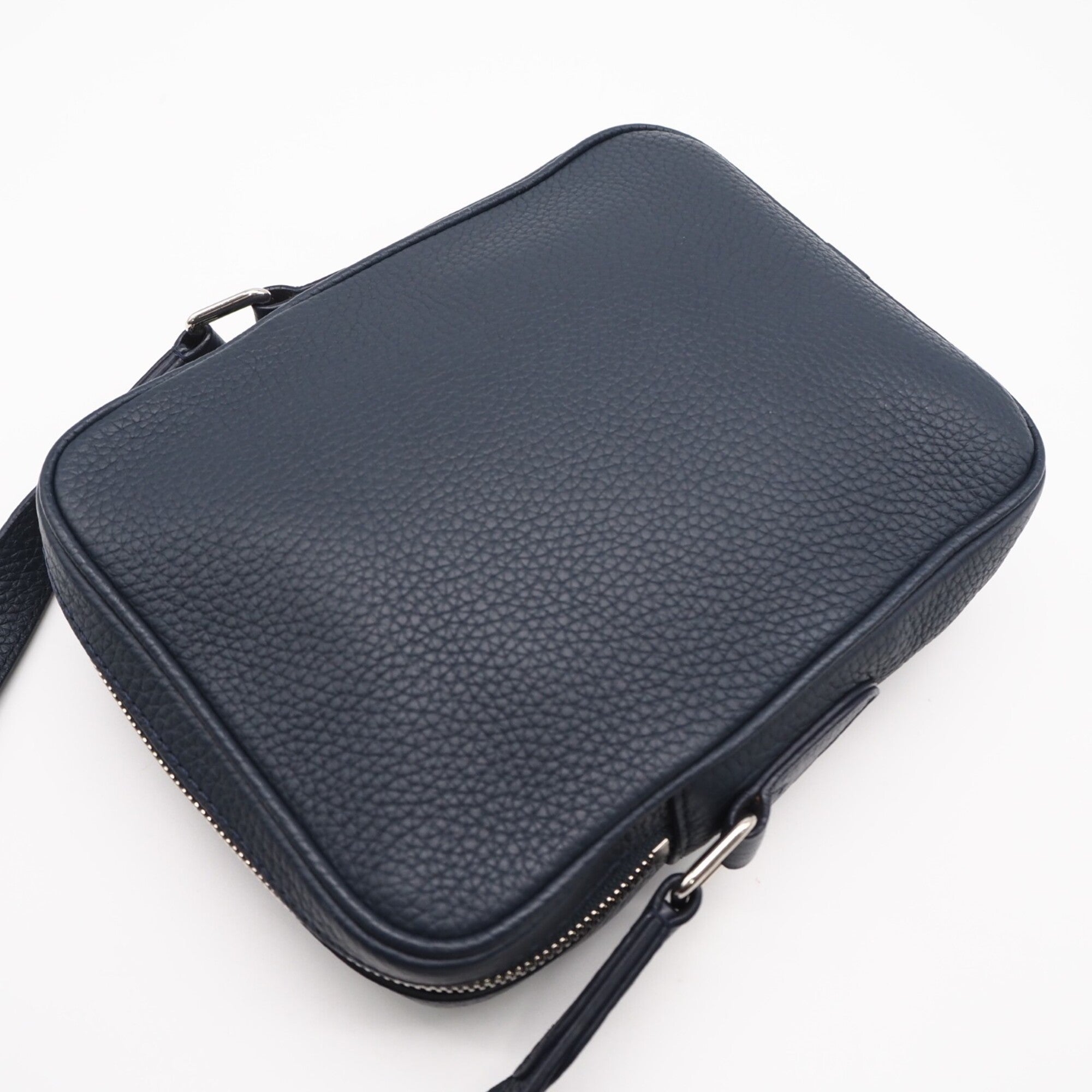 Louis Vuitton Navy Leather Shoulder Bag (Pre-Owned)