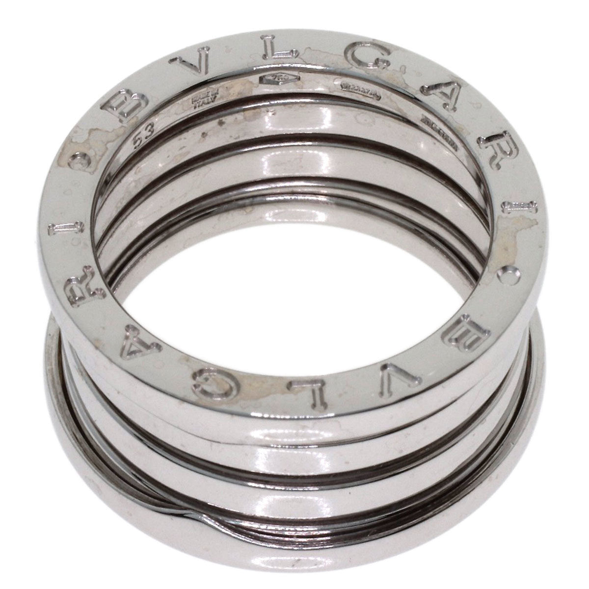 Bvlgari White Gold (18K) Band Ring (Pre-Owned)