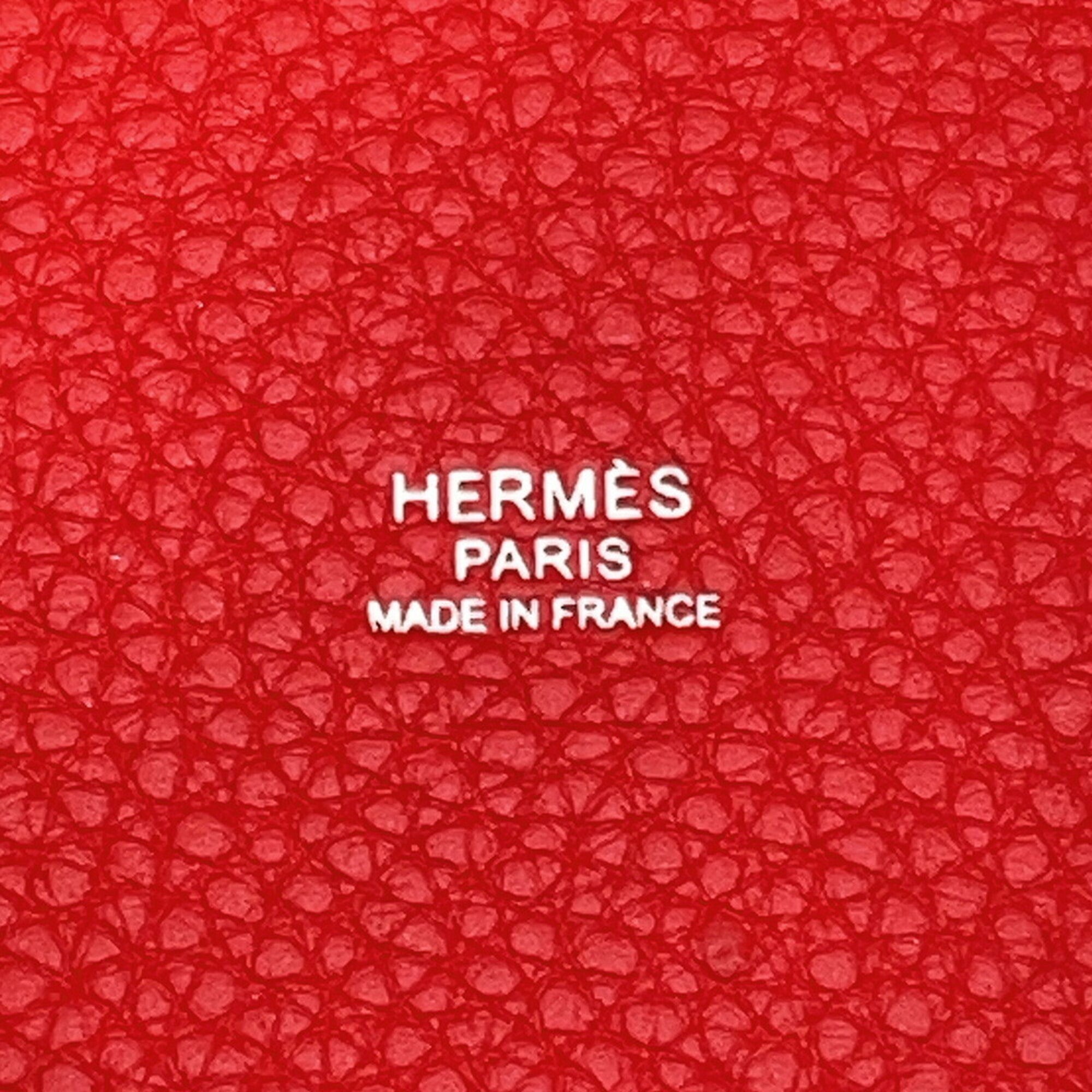 Hermes Picotin Silver Taurillon Clemence Leather Handbag Tote Bag (Pre-Owned)