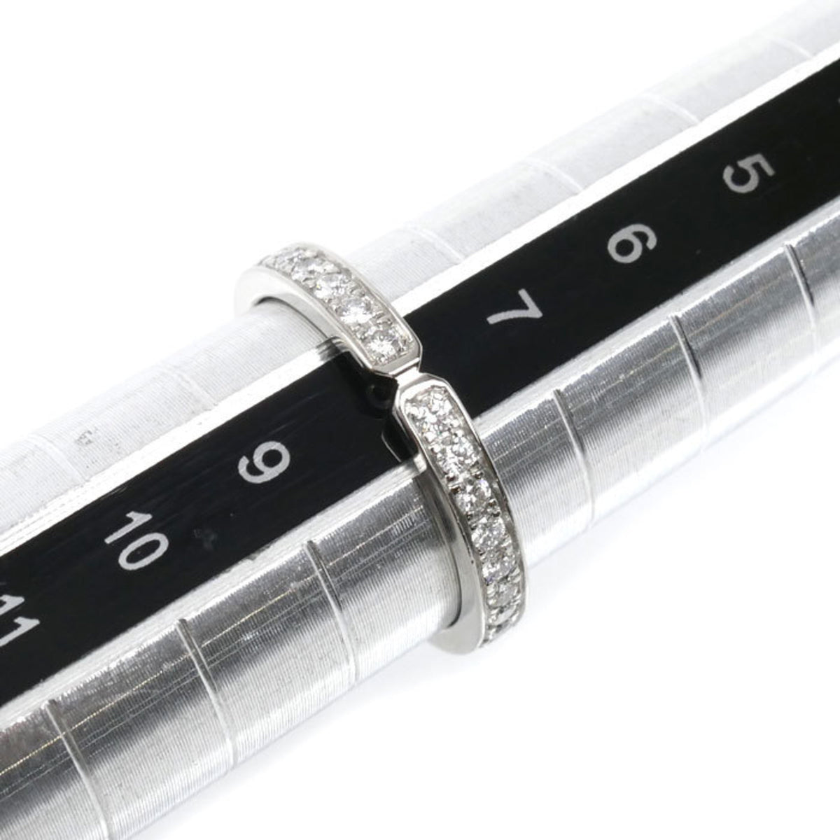 Hermes Platinum 950 Band Ring (Pre-Owned)