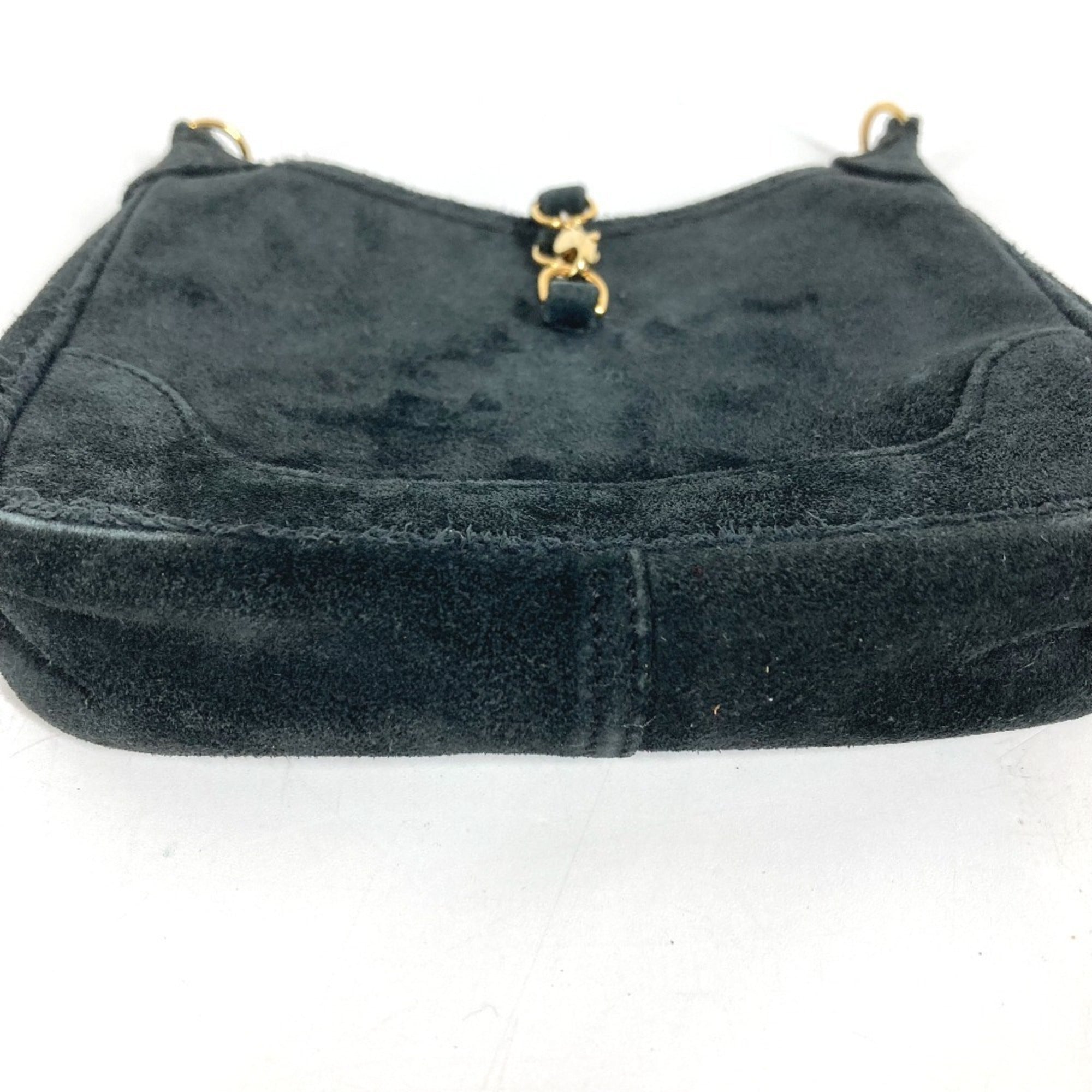 Hermes Trim Black Pochette Shoulder Bag (Pre-Owned)