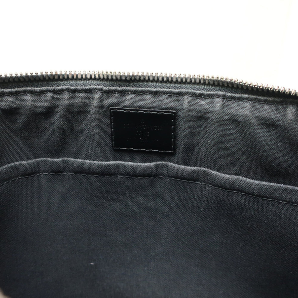 Louis Vuitton Black Damier Canvas Damier Graphite Damier Graphite Shoulder Bag (Pre-Owned)