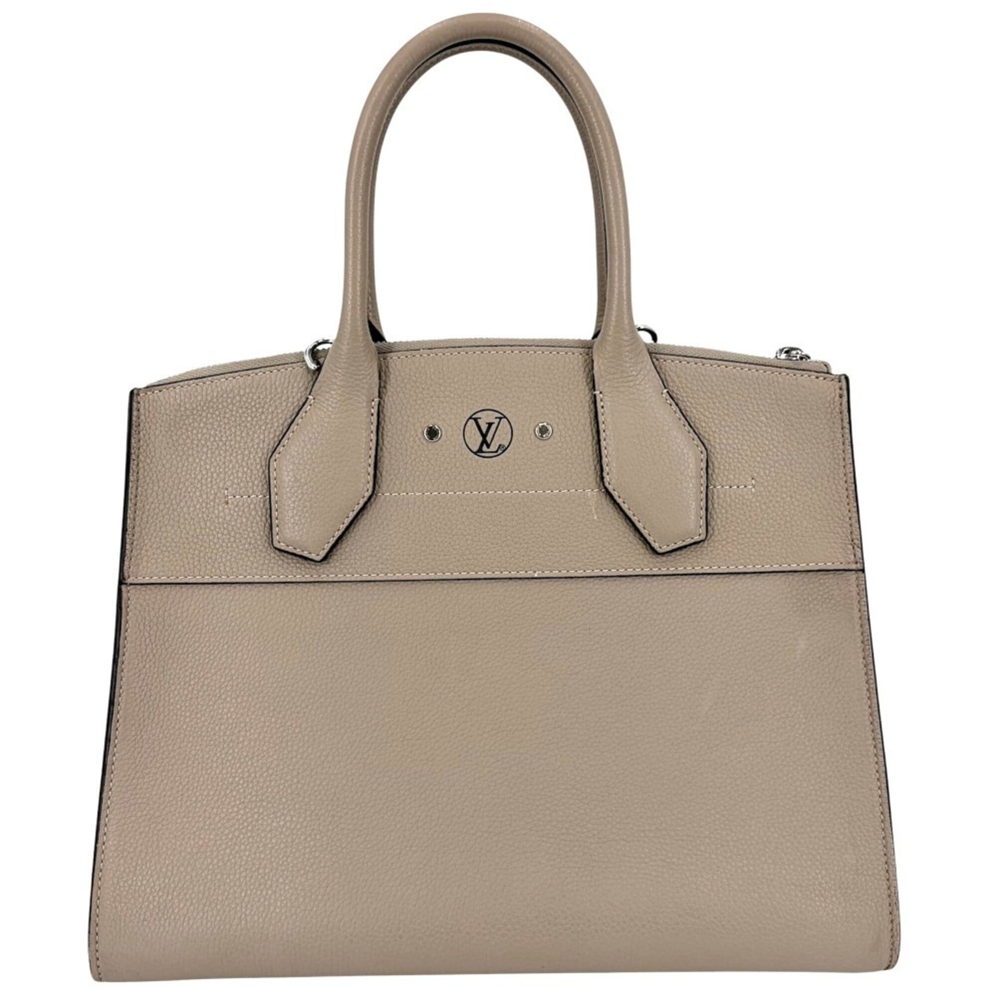 Louis Vuitton Beige Galle Leather Handbag Shoulder Bag (Pre-Owned)