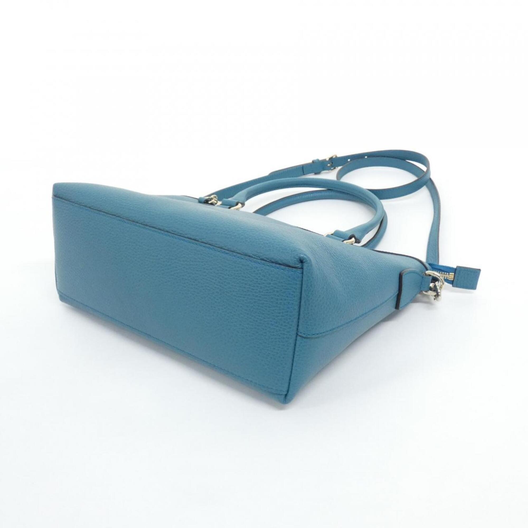 Gucci Light Blue Leather Handbag (Pre-Owned)