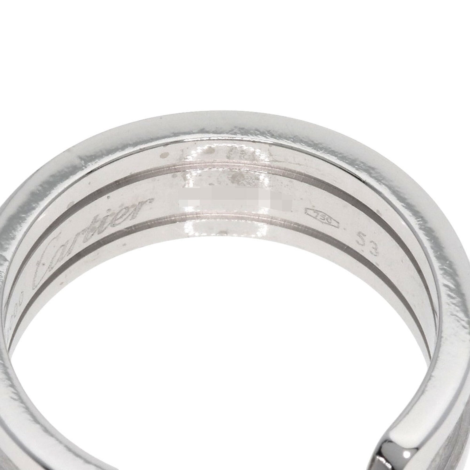 Cartier C2 White Gold (18K) Band Ring (Pre-Owned)