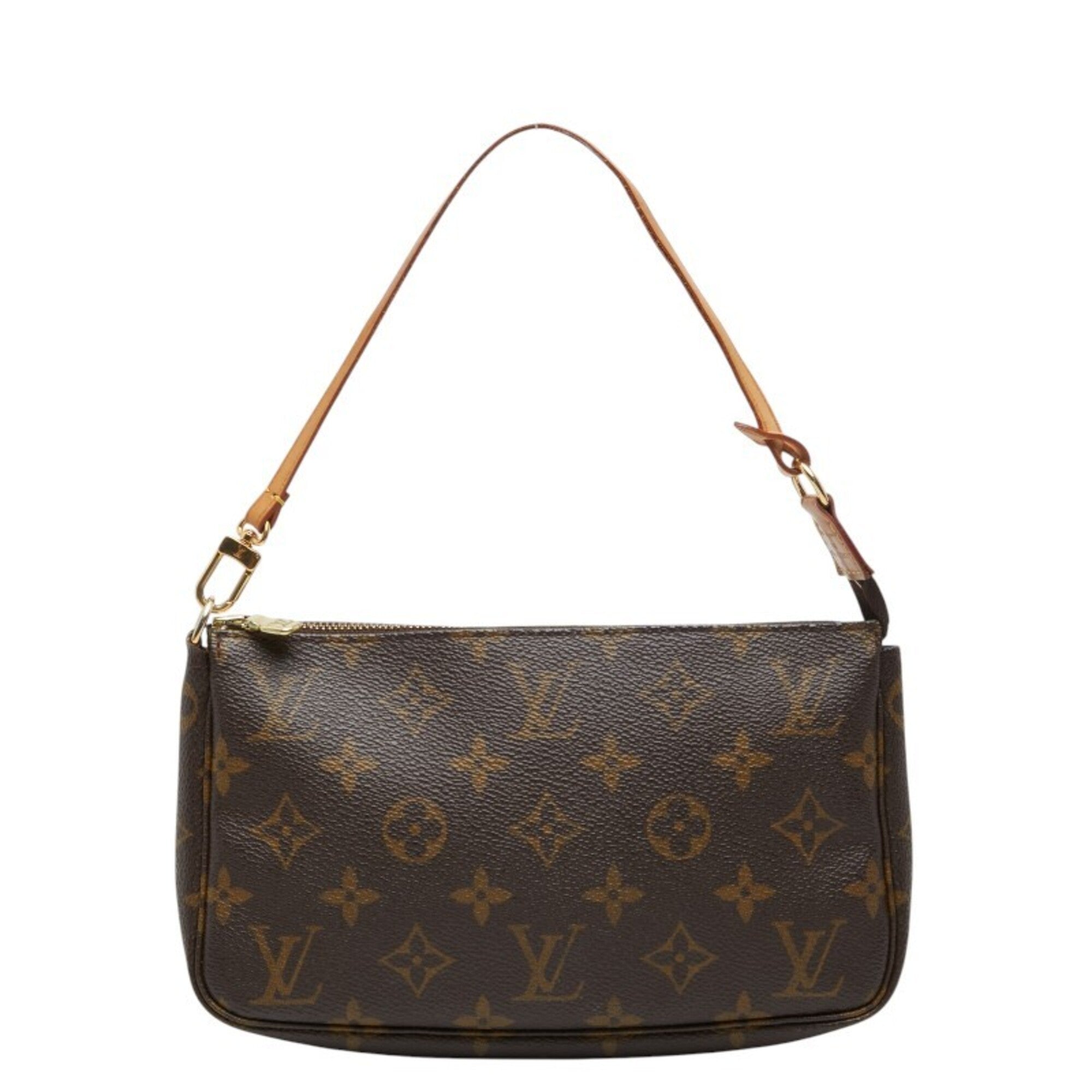 Louis Vuitton Brown Monogram Monogram Handbag Pochette Pouch (Pre-Owned)