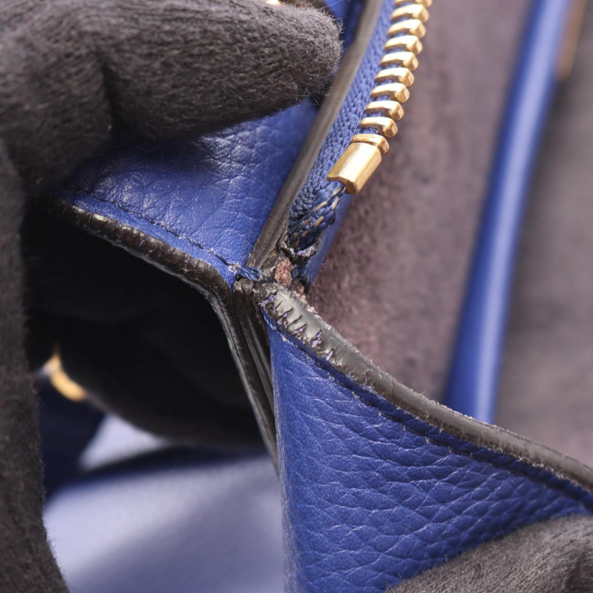 Celine Blue Leather Handbag (Pre-Owned)