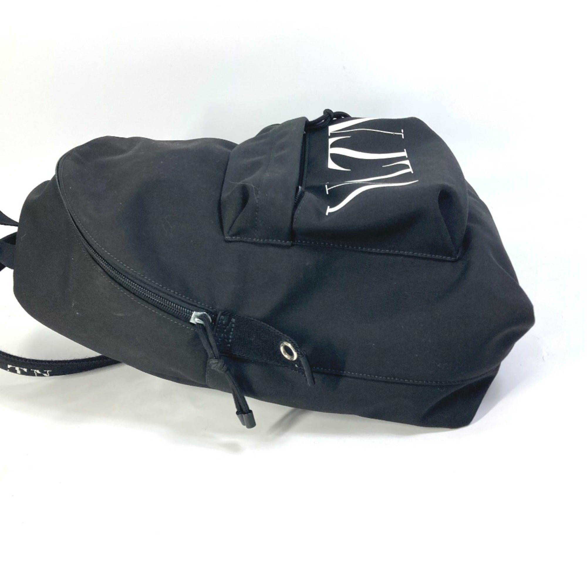 Valentino Black Cloth Backpack (Pre-Owned)