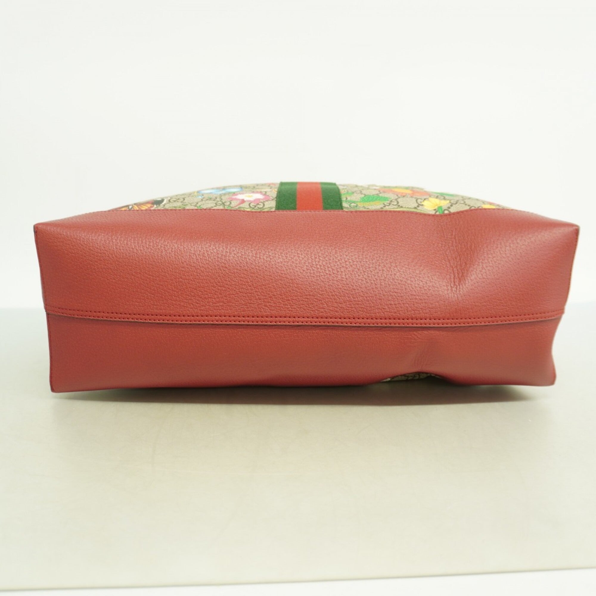 Gucci Multi-Color Red Color Pvc Tote Bag (Pre-Owned)