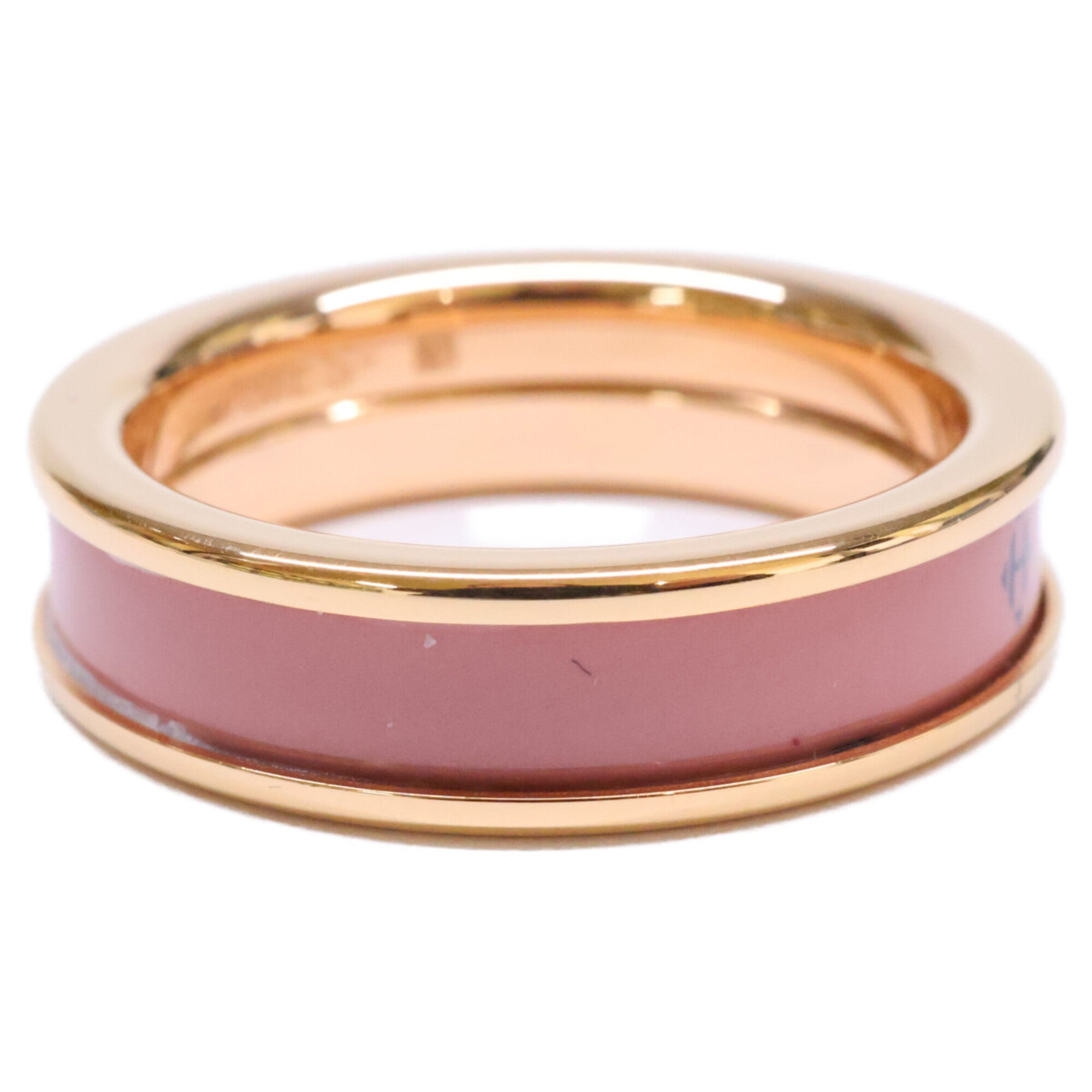 Hermes Rose Gold Metal Band Ring (Pre-Owned)