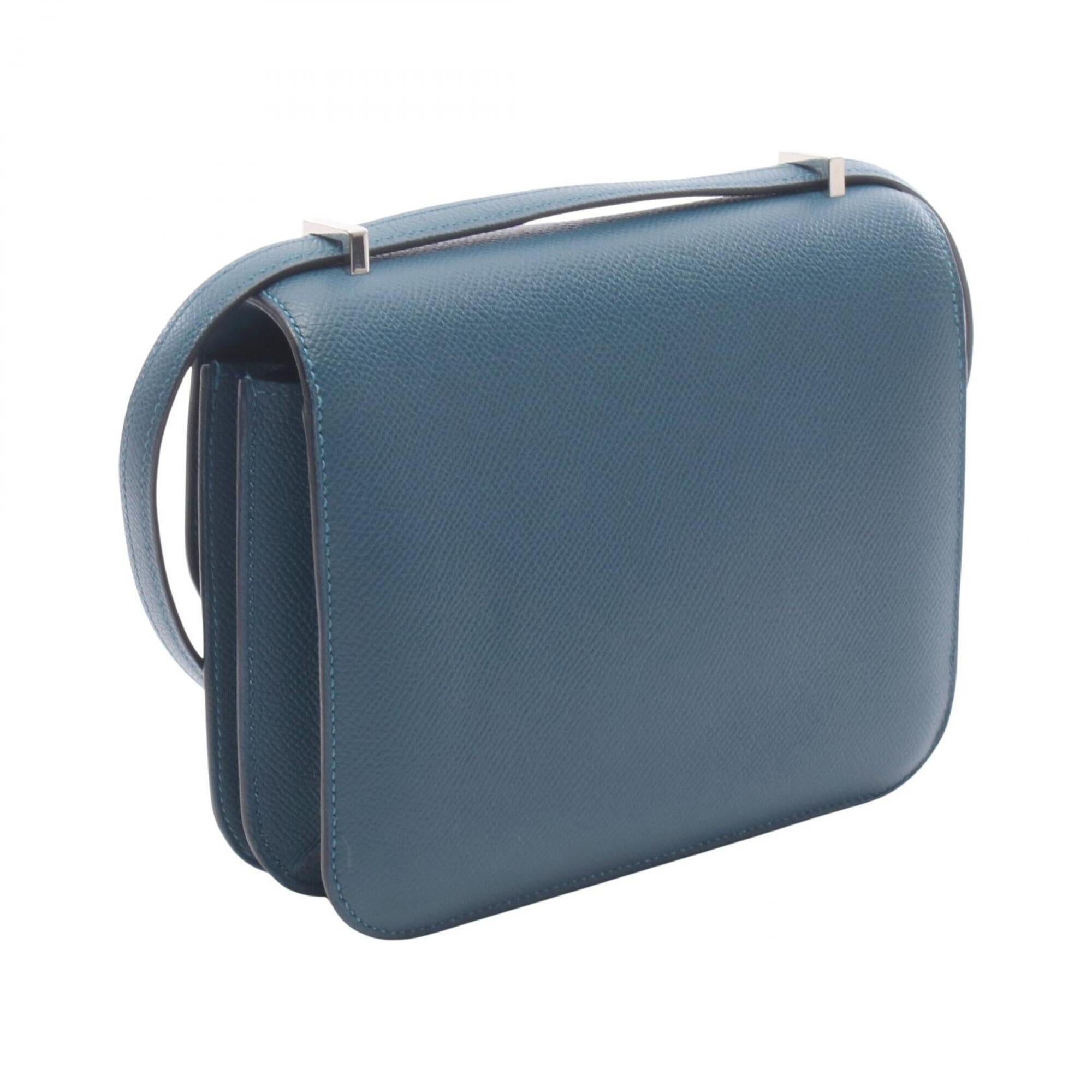 Hermes Green Epsom Leather Handbag Shoulder Bag (Pre-Owned)
