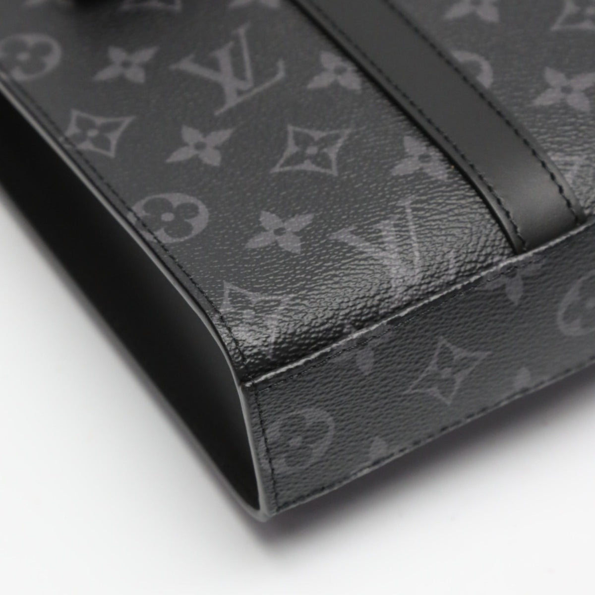 Louis Vuitton Black Monogram Eclipse Canvas Shoulder Bag Tote Bag (Pre-Owned)