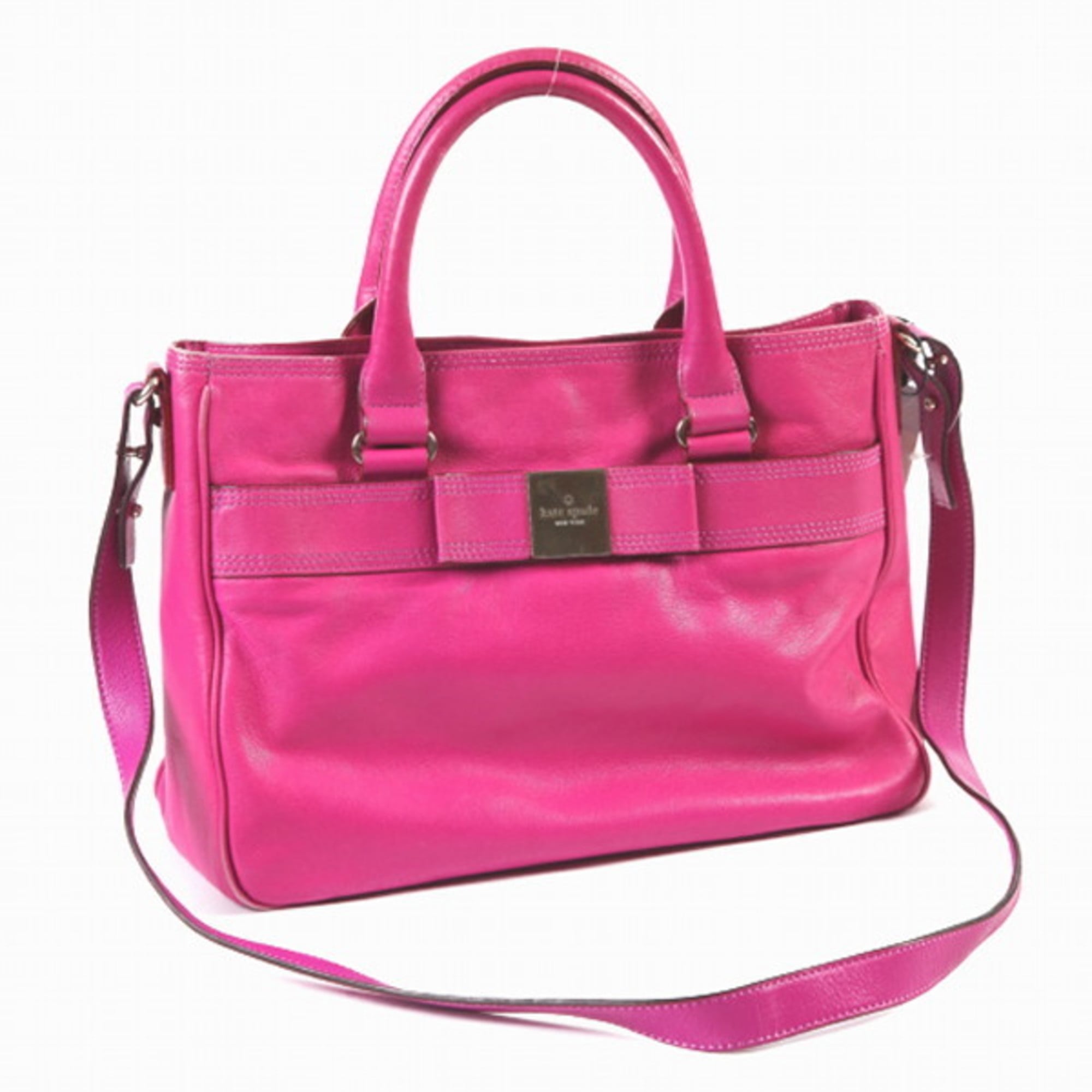 Kate Spade Pink Purple Shoulder Bag Tote Bag (Pre-Owned)