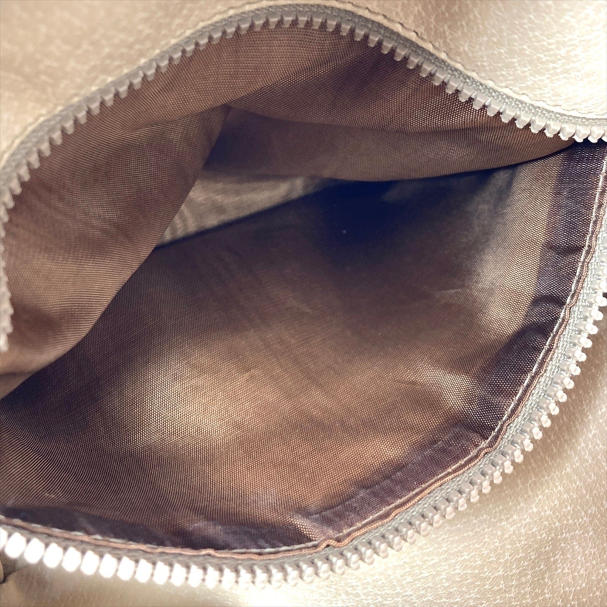 Celine Brown Leather Pochette Shoulder Bag (Pre-Owned)